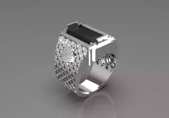 man diamond ring mr0092