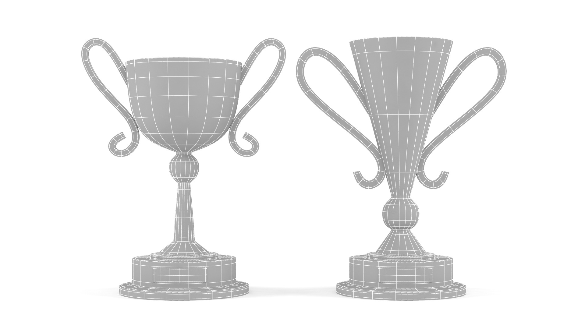 Trophy Cups 3D model_5