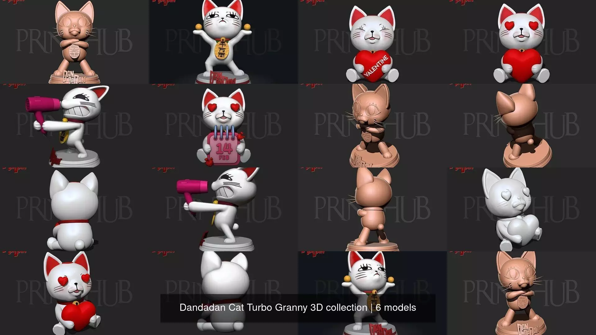  Dandadan Cat Turbo Granny 3D collection _0