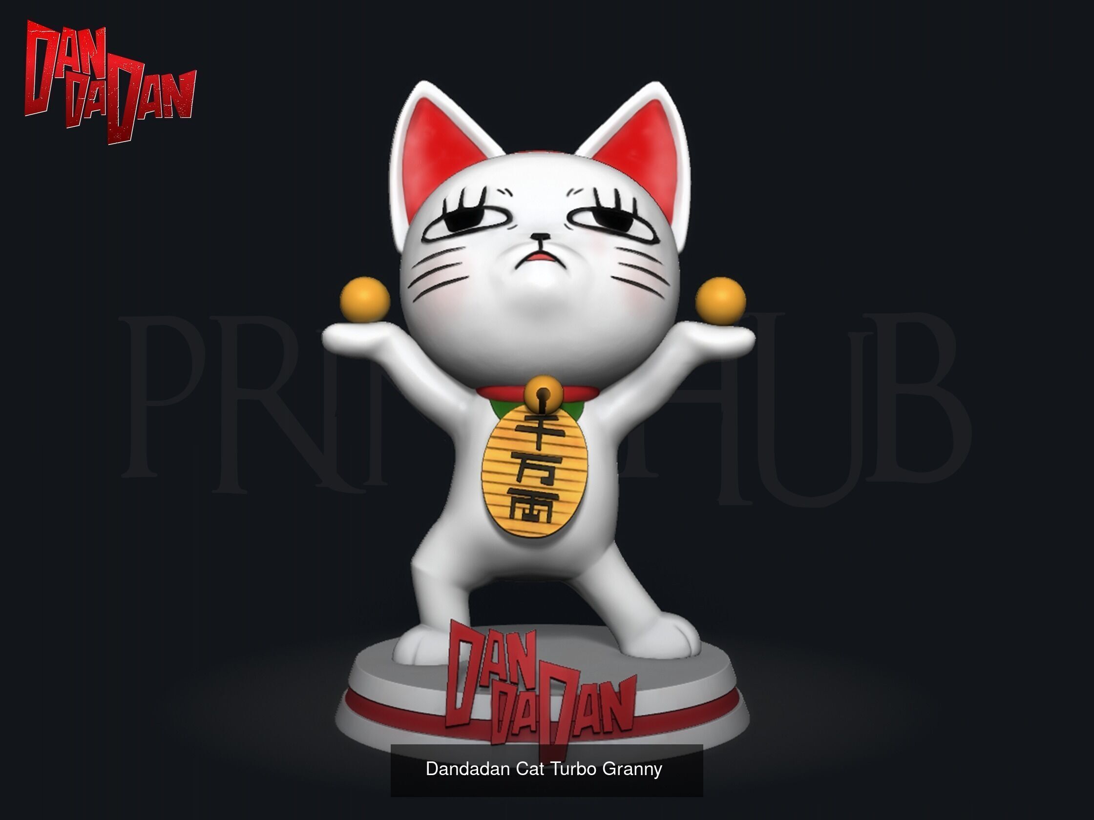  Dandadan Cat Turbo Granny 3D collection _2