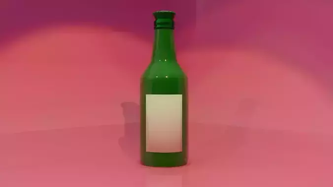 korean Alcohol 3d modeling