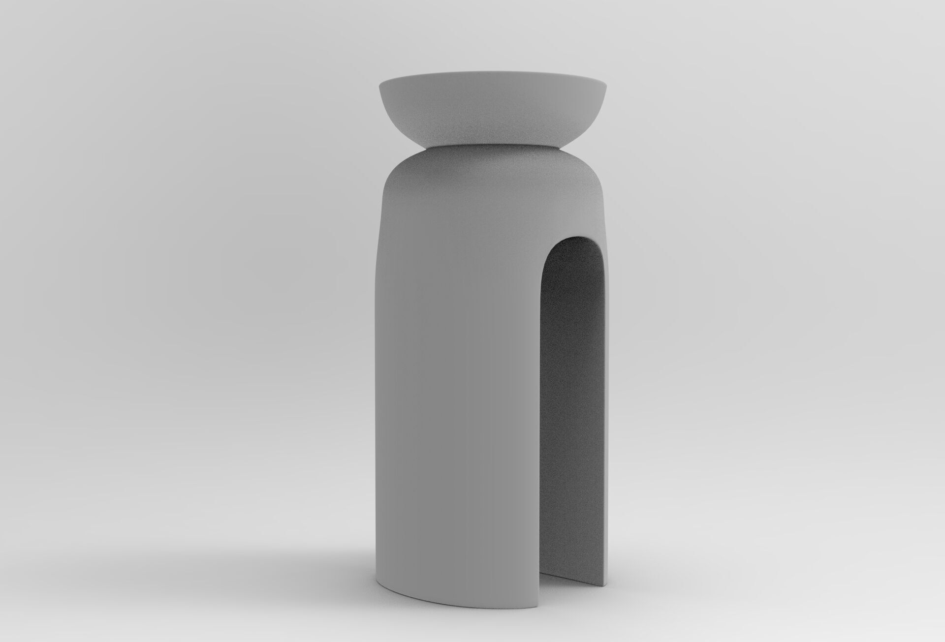 Kuop Side Table Low-poly 3D model_8