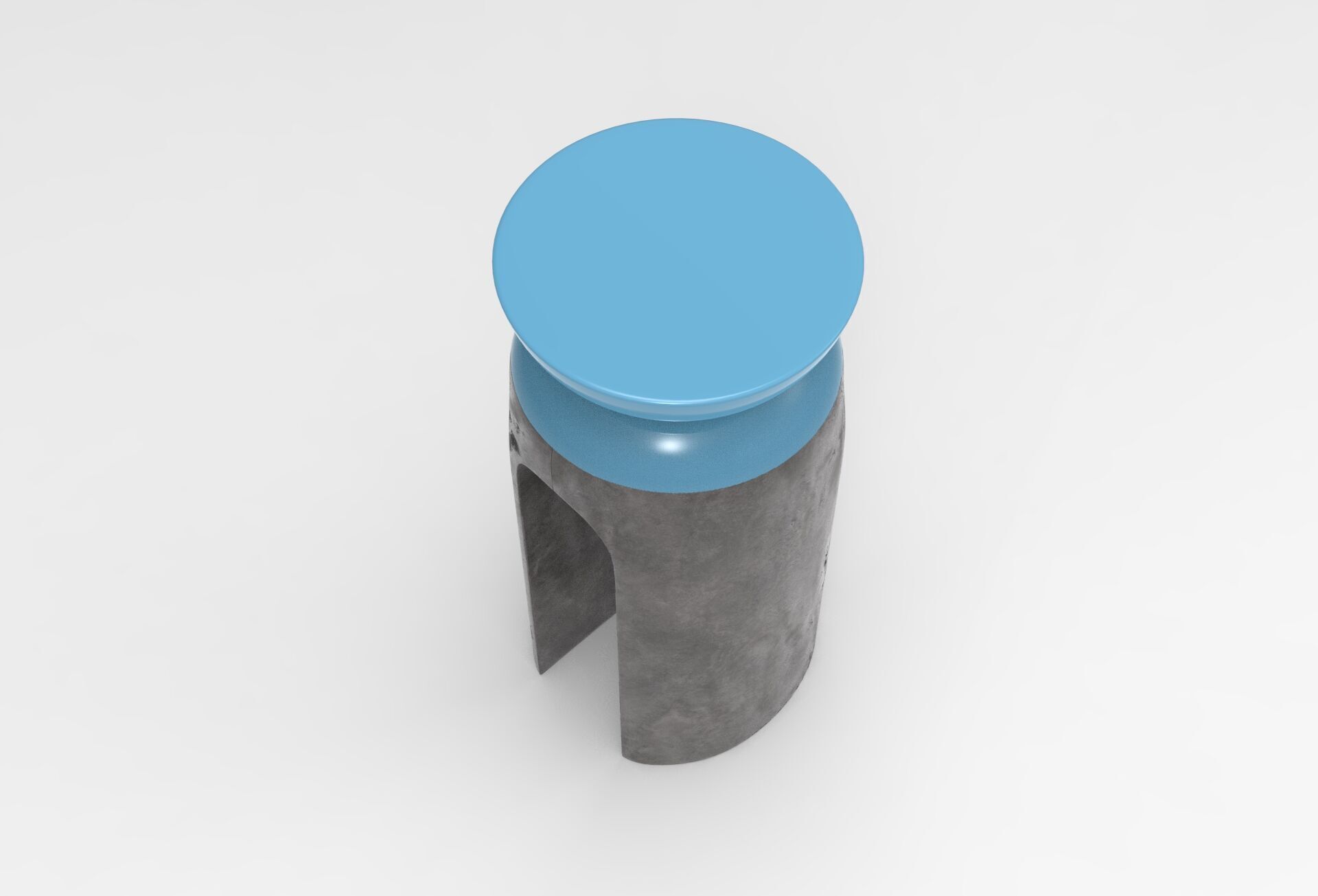 Kuop Side Table Low-poly 3D model_1