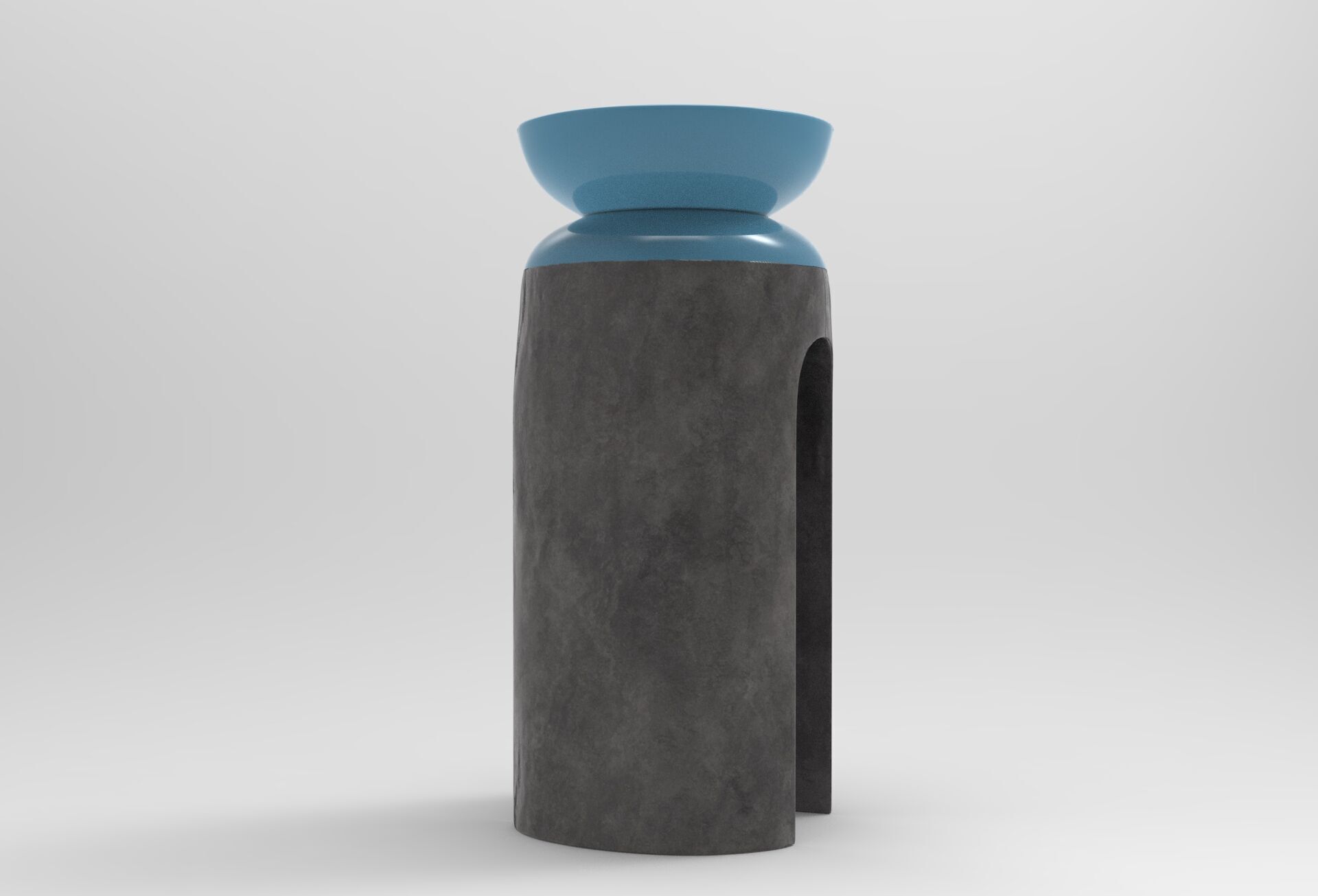 Kuop Side Table Low-poly 3D model_2