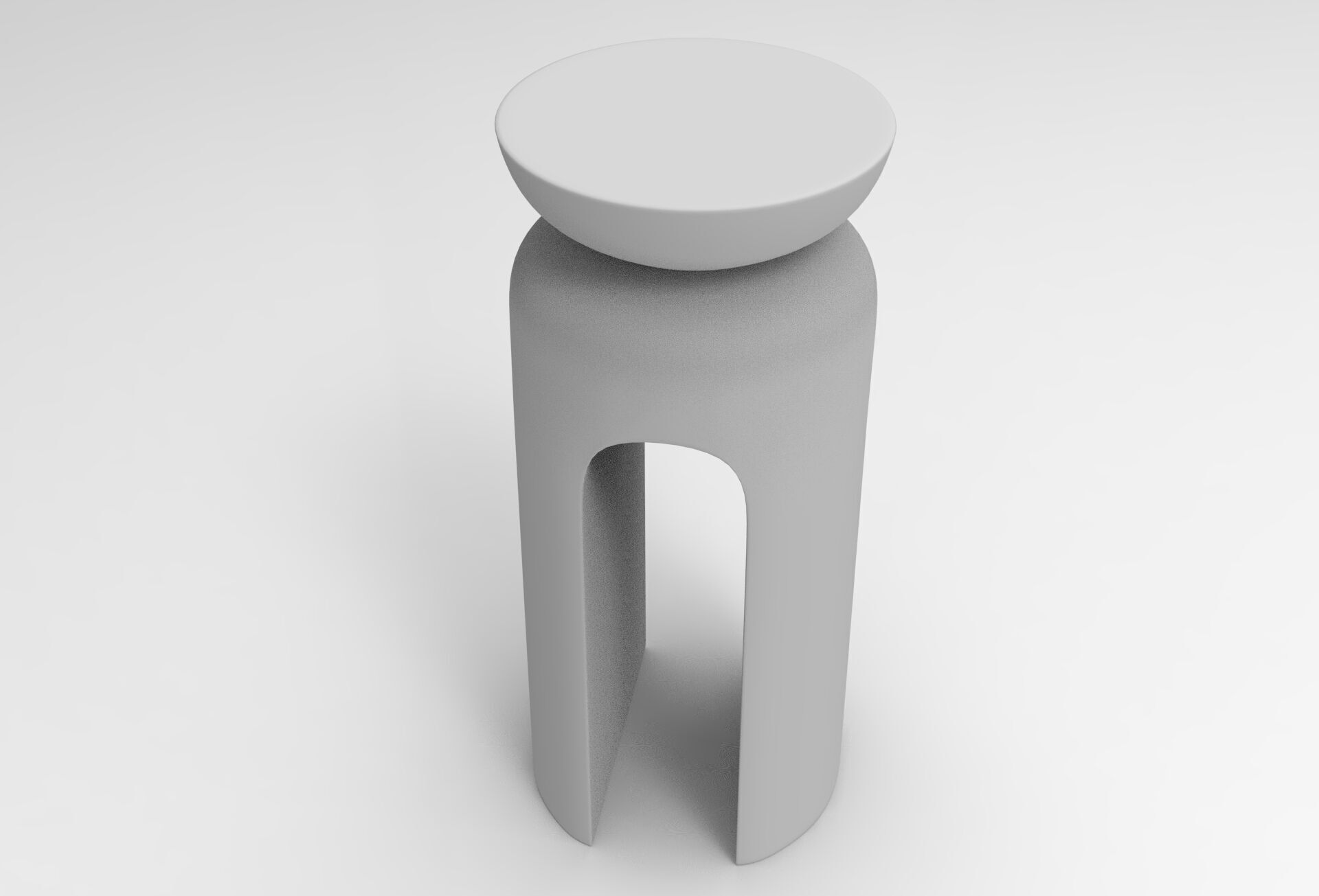 Kuop Side Table Low-poly 3D model_7