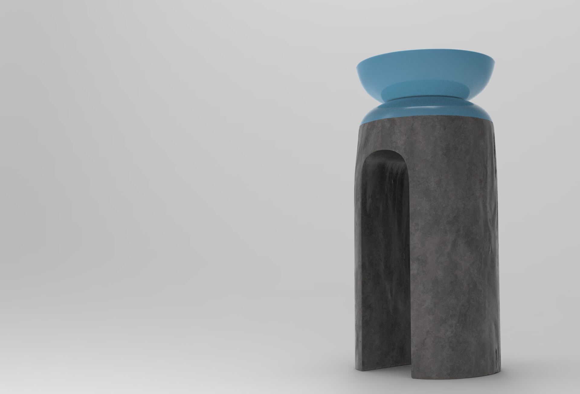 Kuop Side Table Low-poly 3D model_4