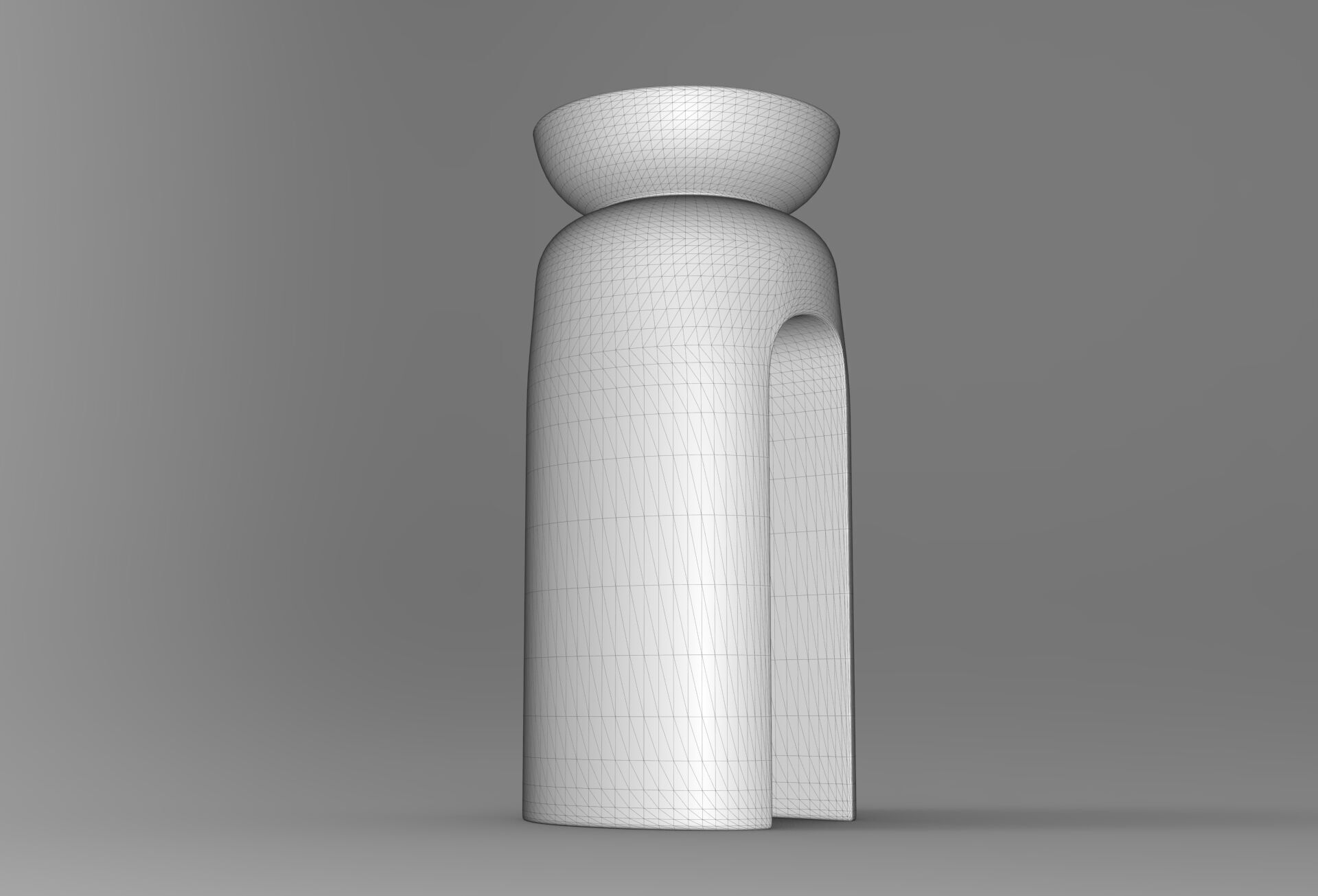 Kuop Side Table Low-poly 3D model_6