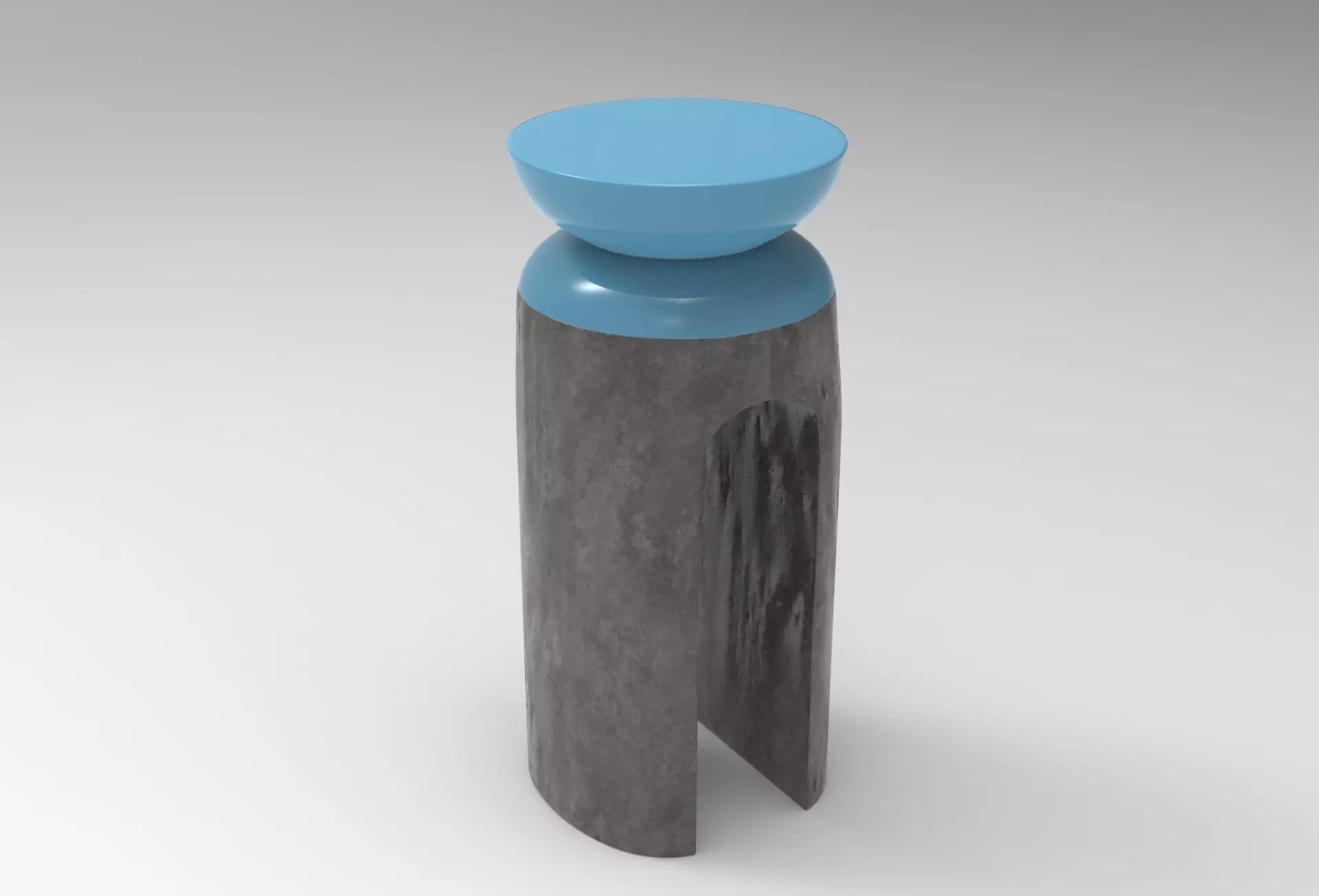 Kuop Side Table Low-poly 3D model_0
