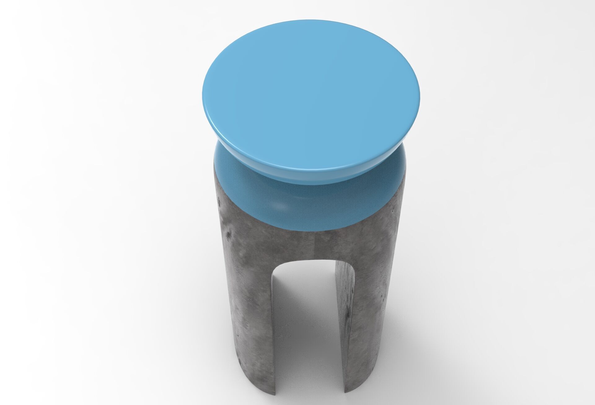 Kuop Side Table Low-poly 3D model_3