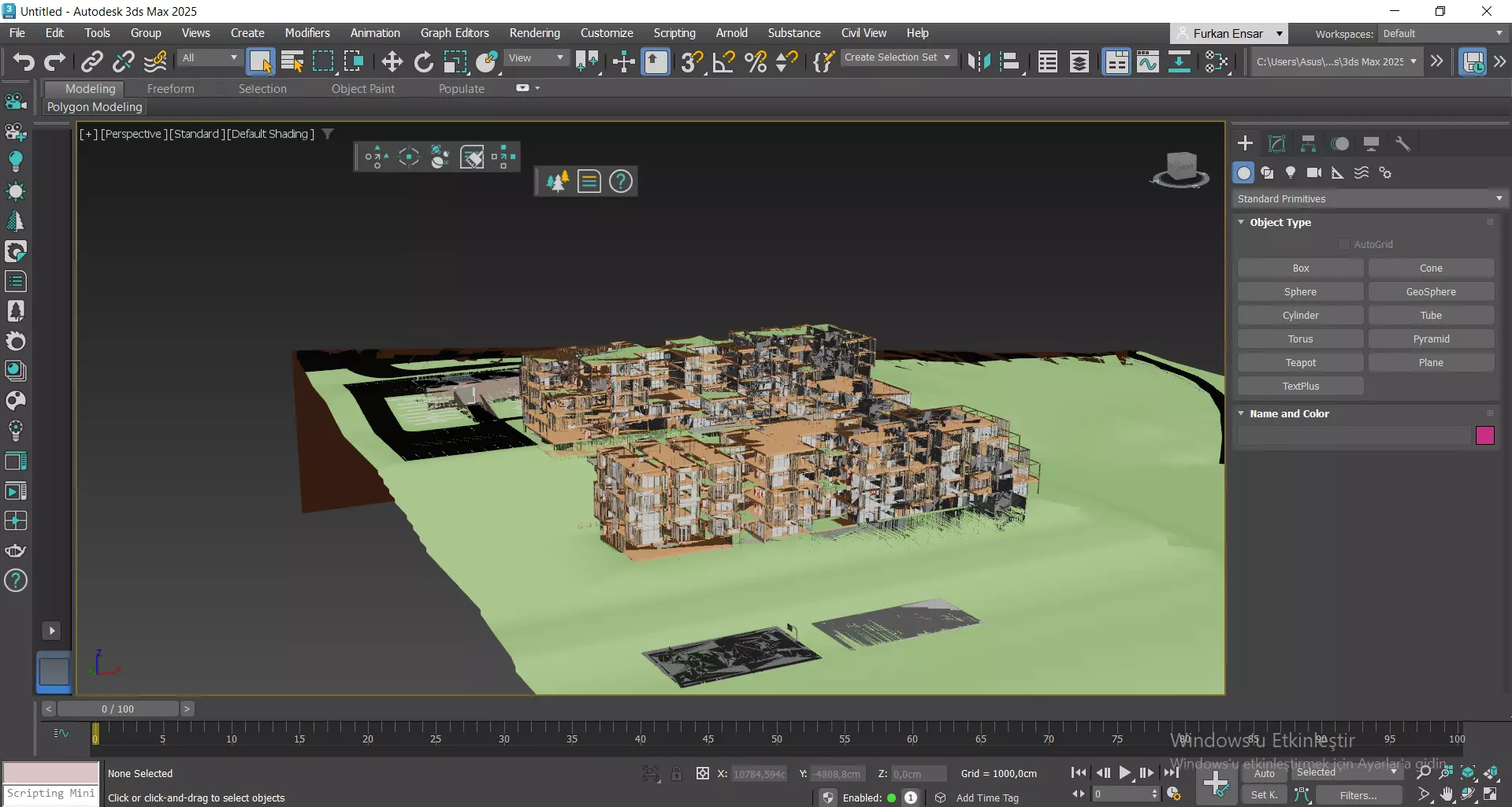 Sky Garden Hotel Modern 3D Architectural Model 3D model_6