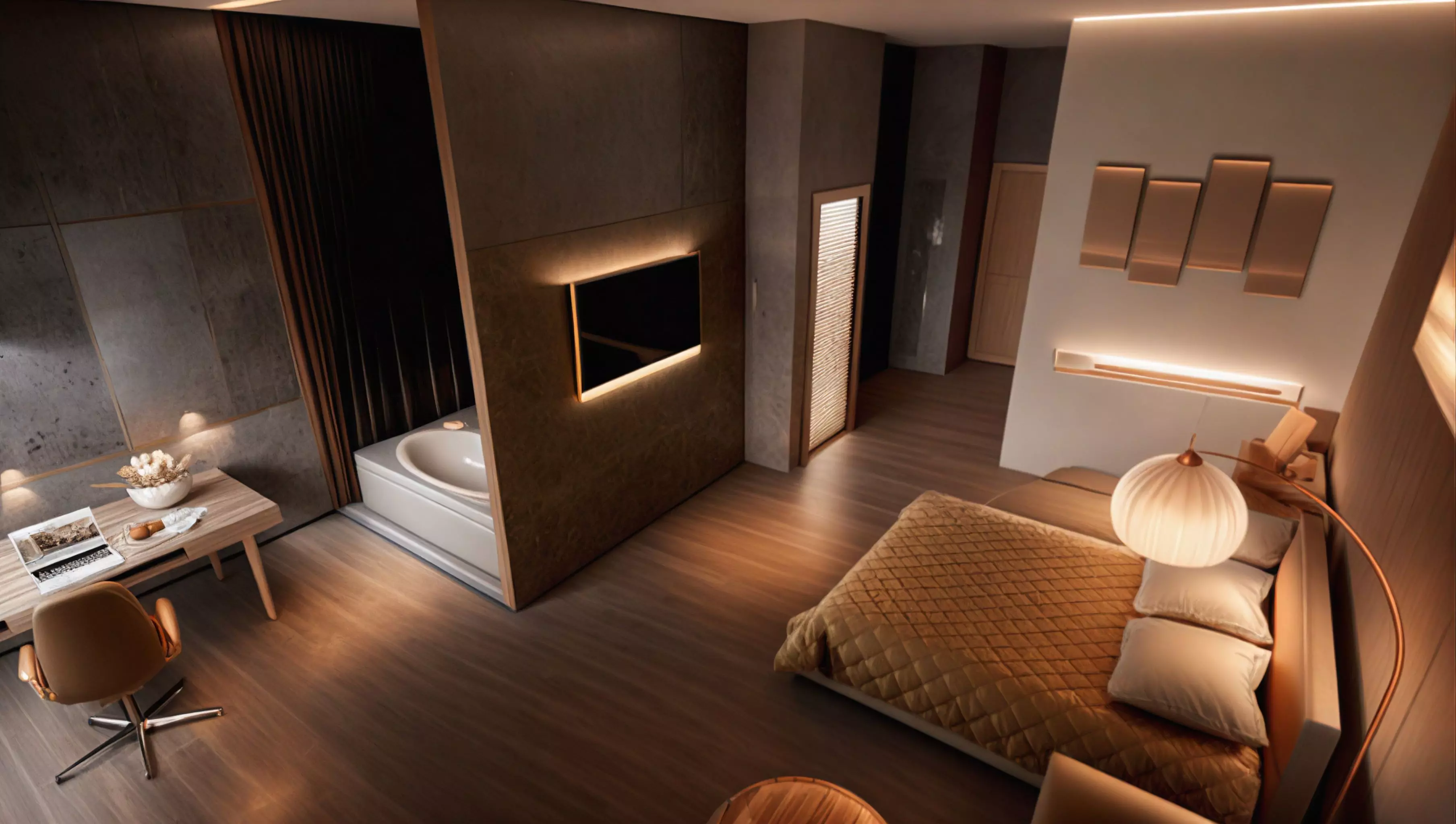 Sky Garden Hotel Modern 3D Architectural Model 3D model_12