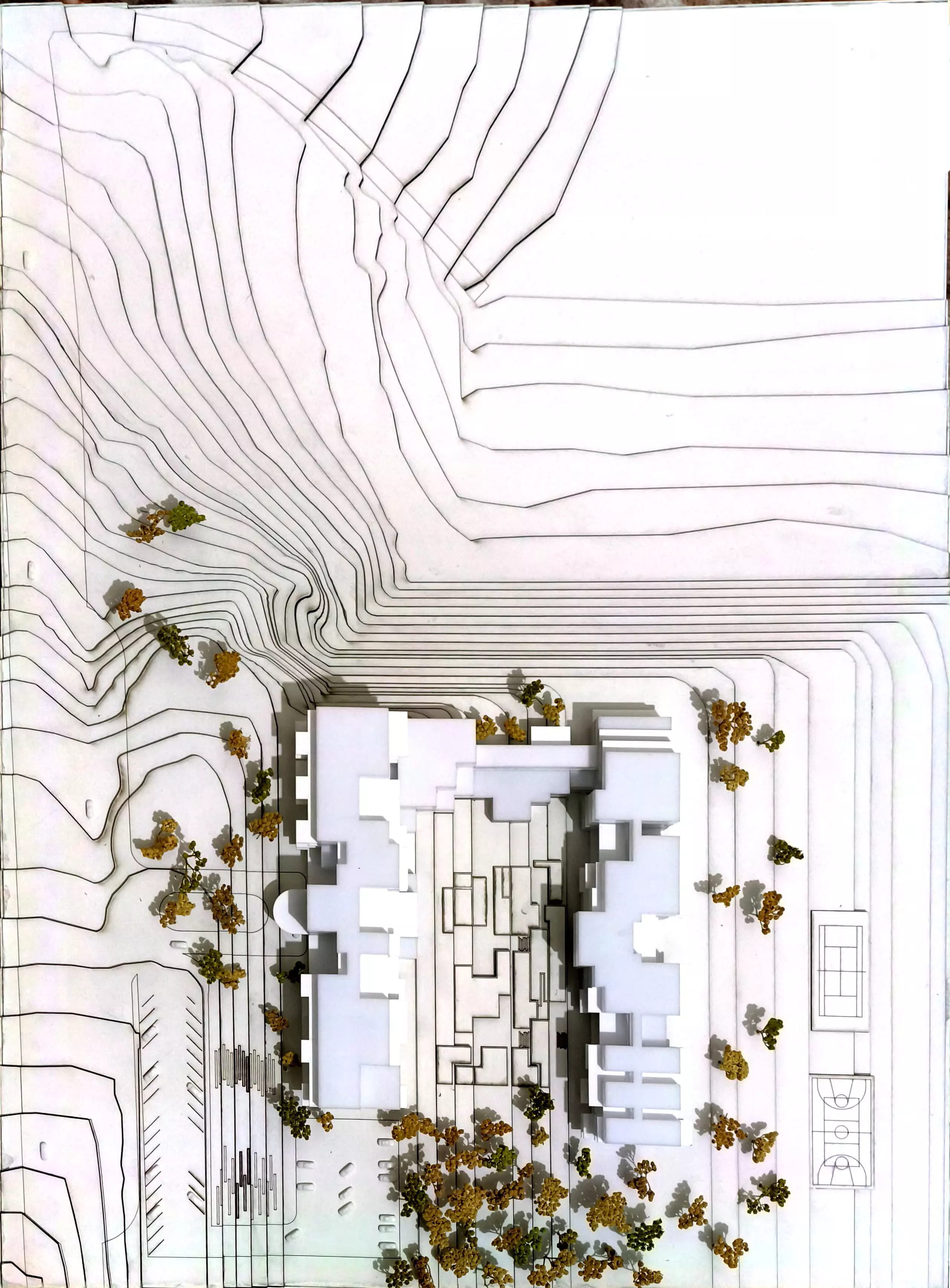 Sky Garden Hotel Modern 3D Architectural Model 3D model_25