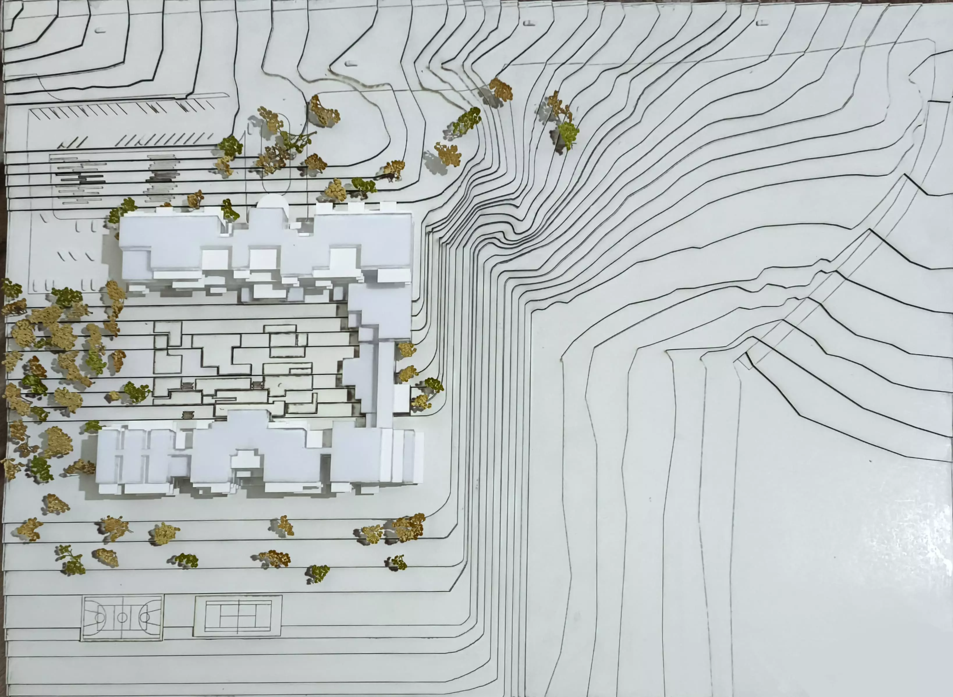 Sky Garden Hotel Modern 3D Architectural Model 3D model_24