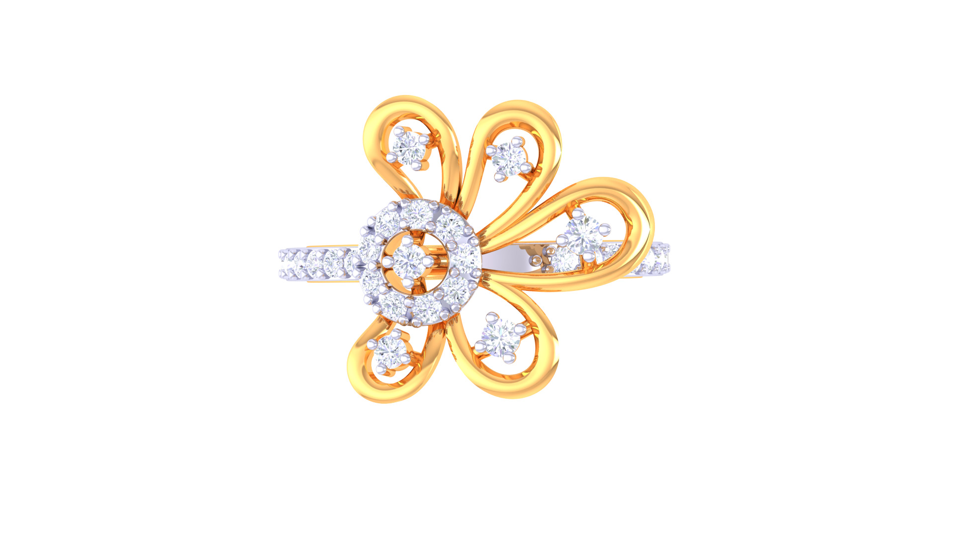  Women Ring MTL 3dm STL OBJ FBX Details 3D print model_3