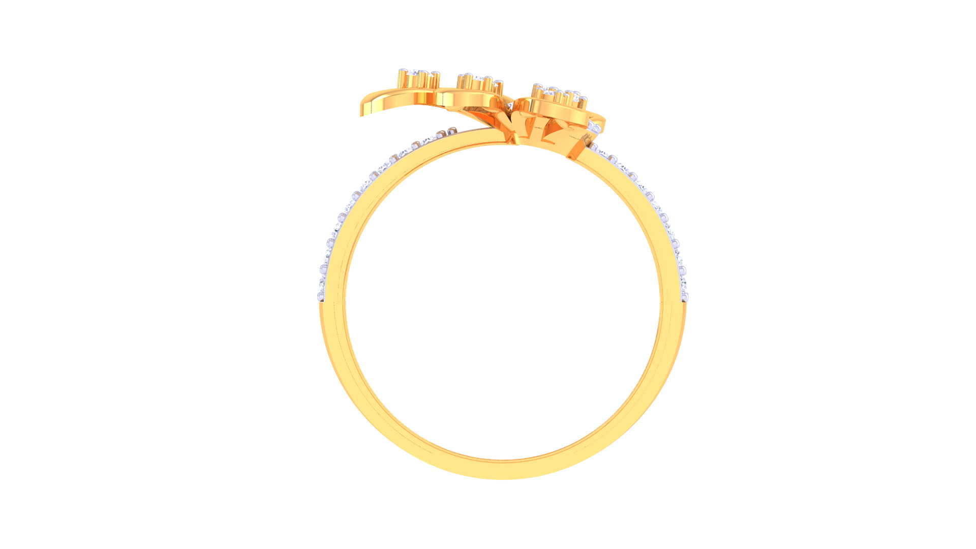  Women Ring MTL 3dm STL OBJ FBX Details 3D print model_4