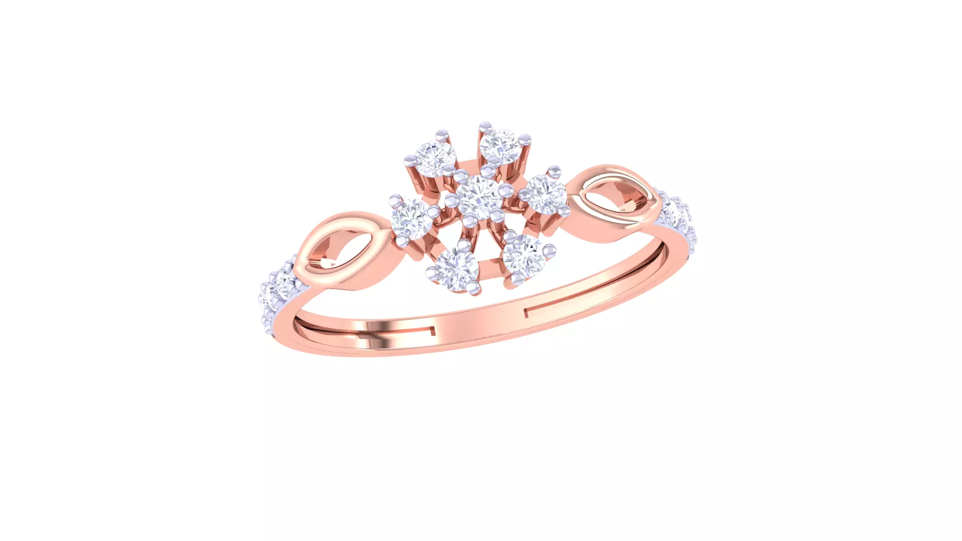  Women Ring MTL 3dm STL OBJ FBX Details 3D print model_0