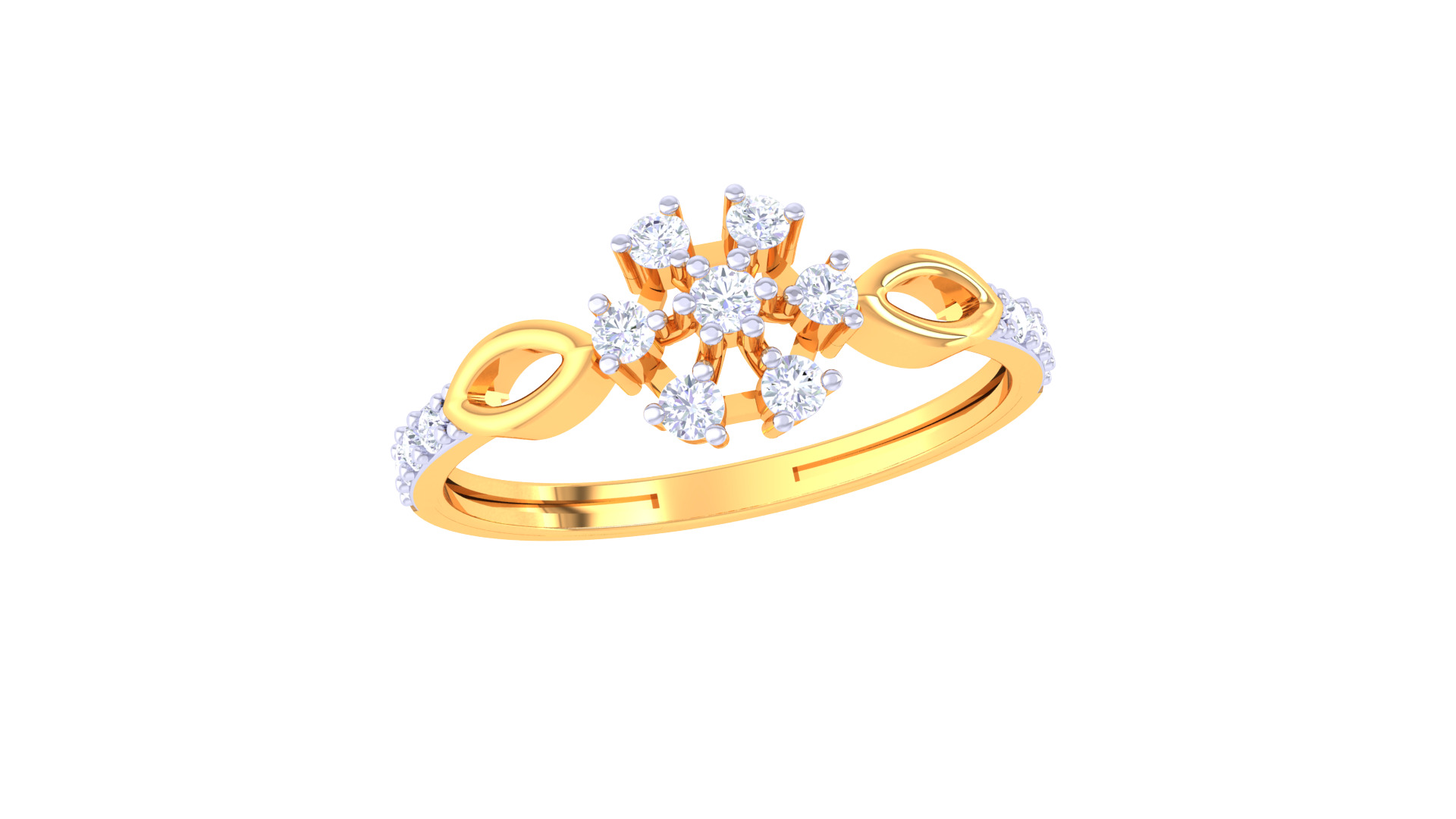  Women Ring MTL 3dm STL OBJ FBX Details 3D print model_2