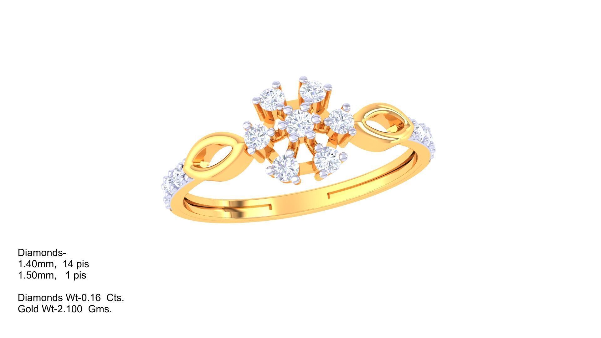  Women Ring MTL 3dm STL OBJ FBX Details 3D print model_1