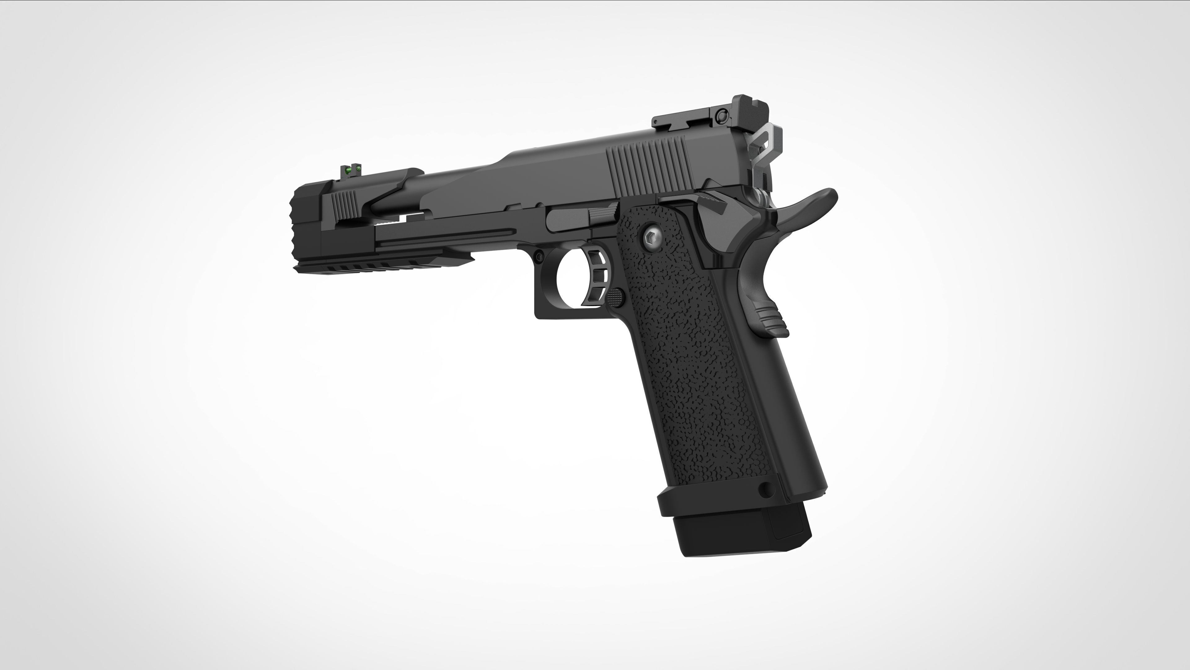 US Agent pistol from the Thunderbolts 2025 3D model_8