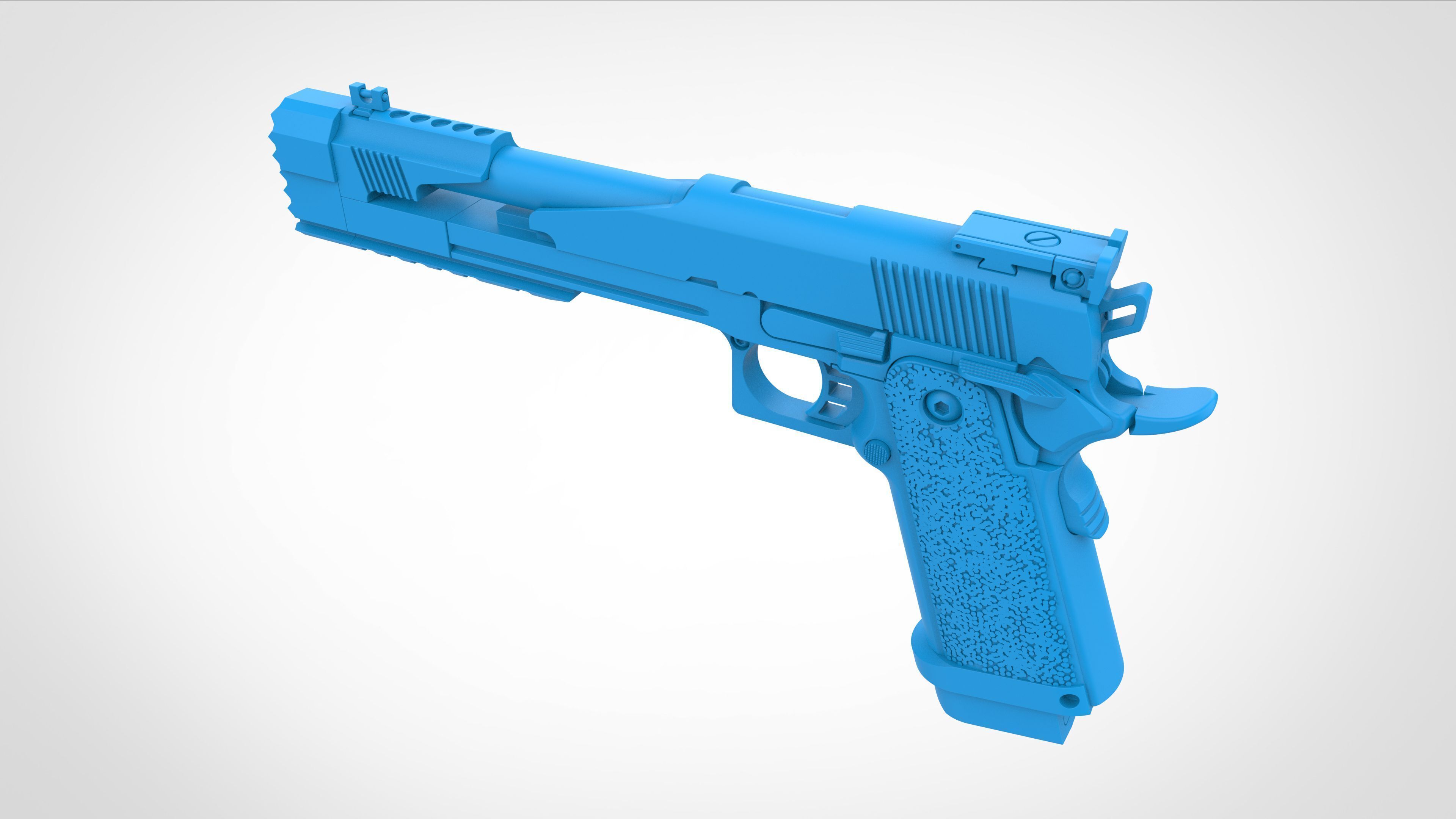 US Agent pistol from the Thunderbolts 2025 3D model_20