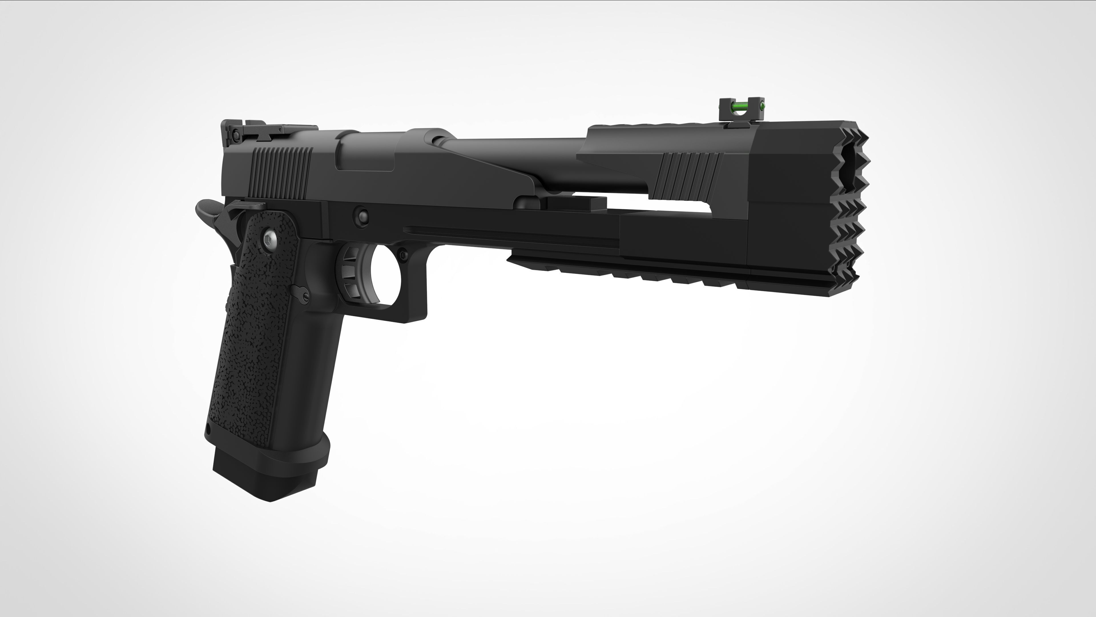 US Agent pistol from the Thunderbolts 2025 3D model_10