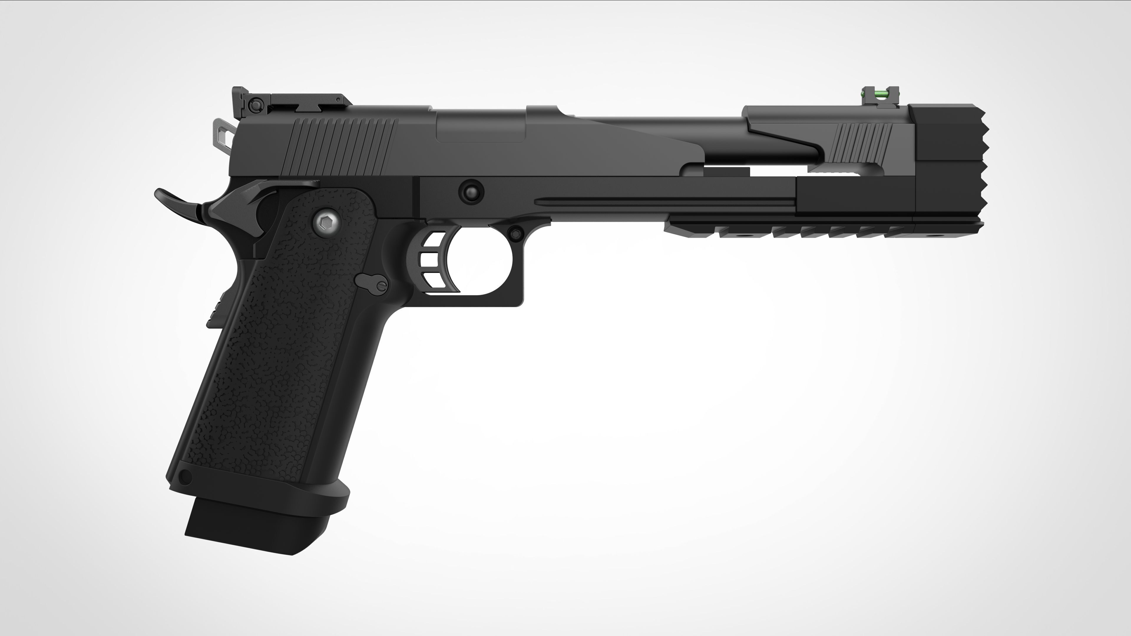 US Agent pistol from the Thunderbolts 2025 3D model_11