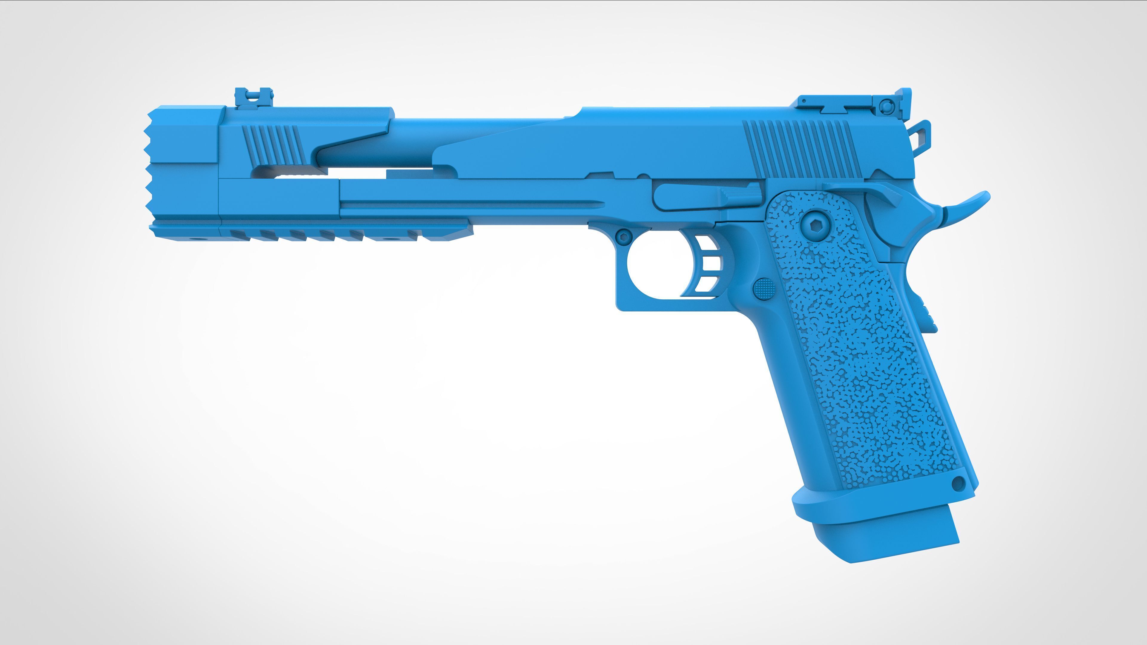 US Agent pistol from the Thunderbolts 2025 3D model_17