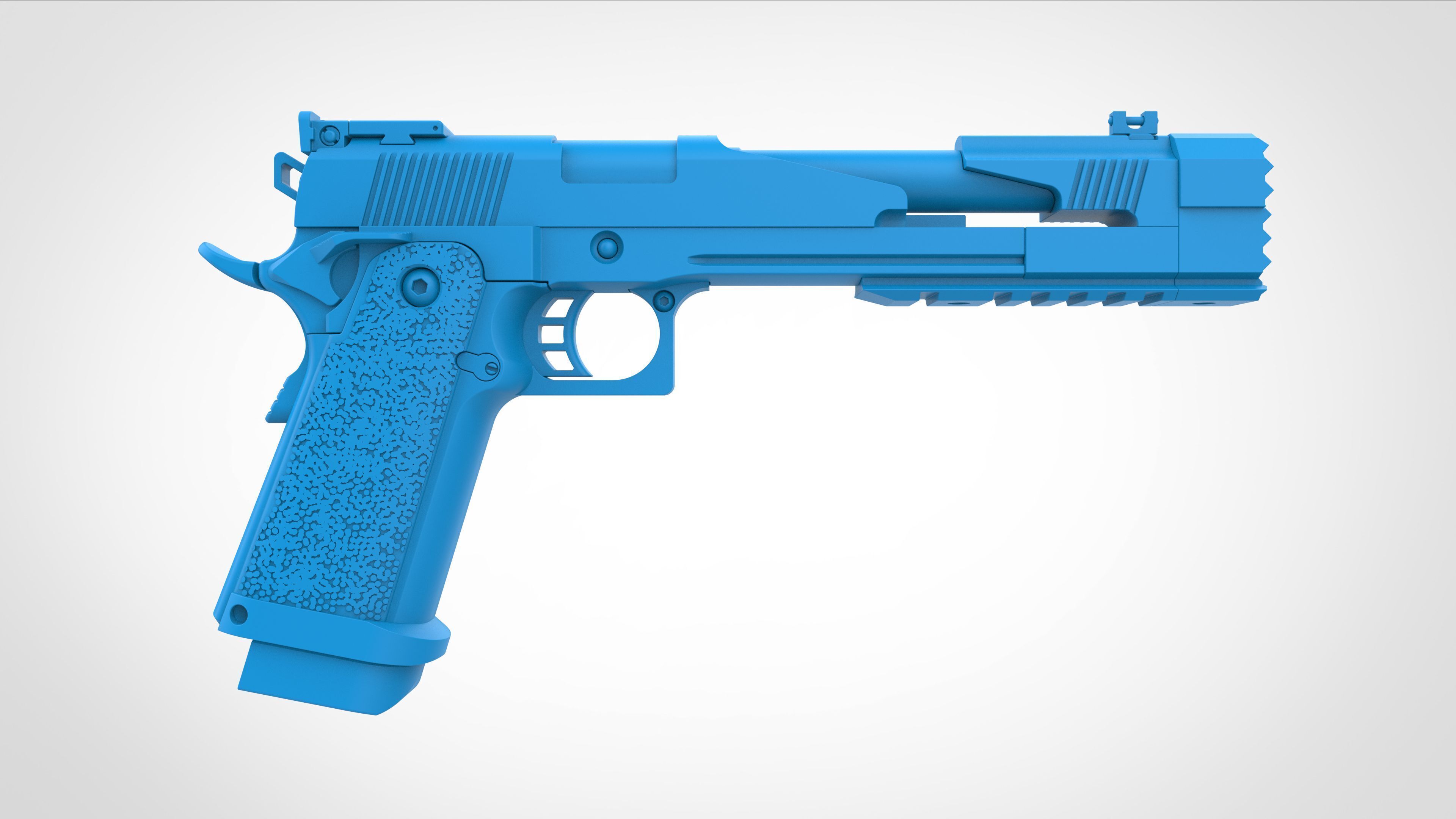 US Agent pistol from the Thunderbolts 2025 3D model_24