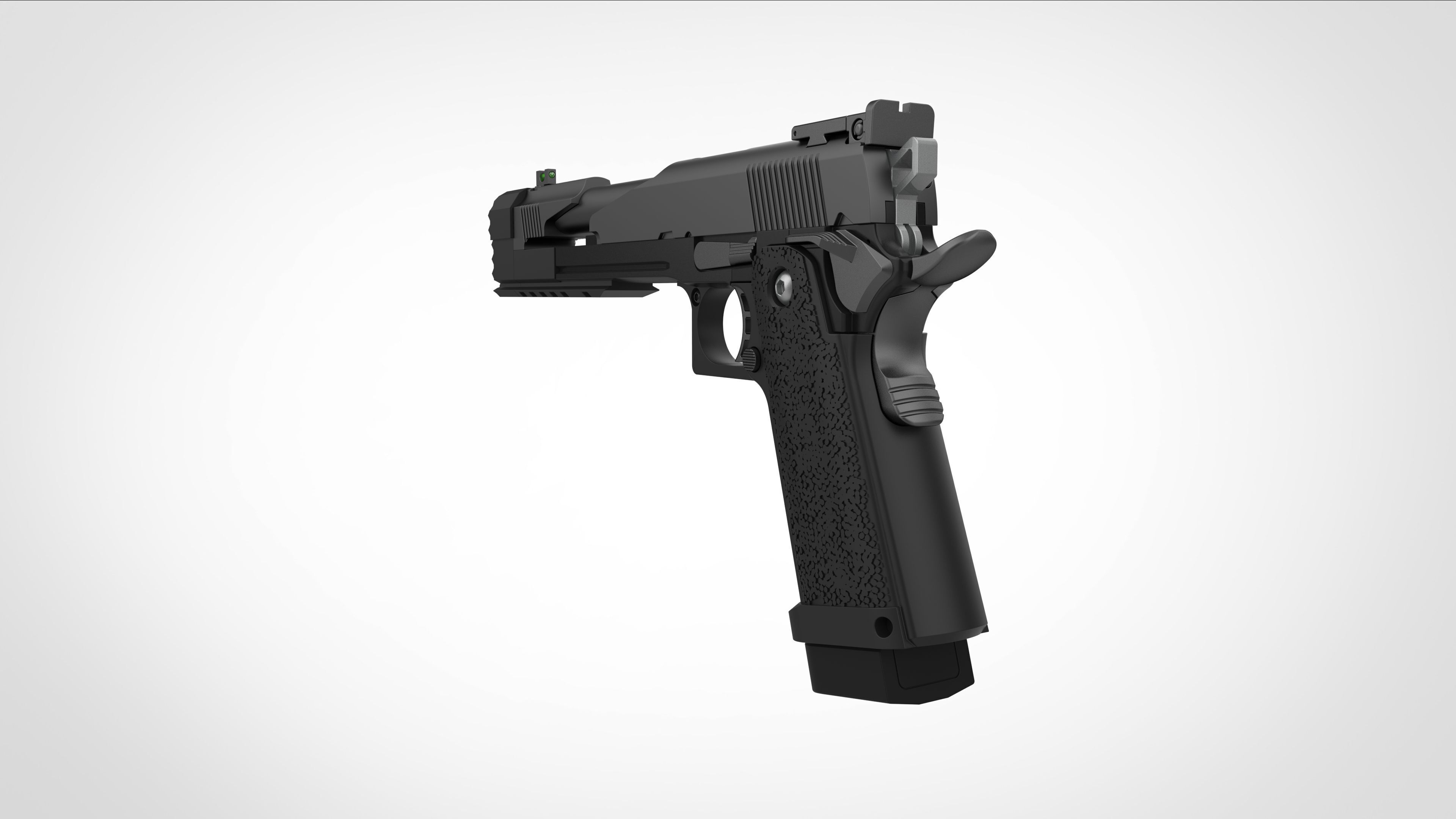US Agent pistol from the Thunderbolts 2025 3D model_9