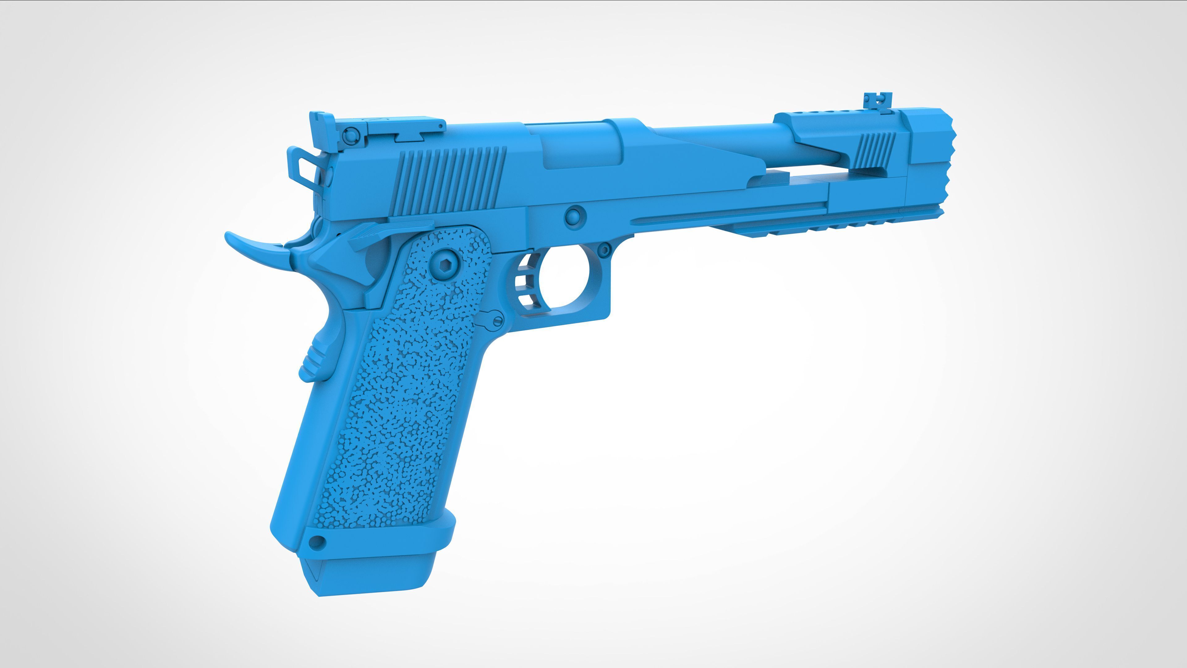 US Agent pistol from the Thunderbolts 2025 3D model_25