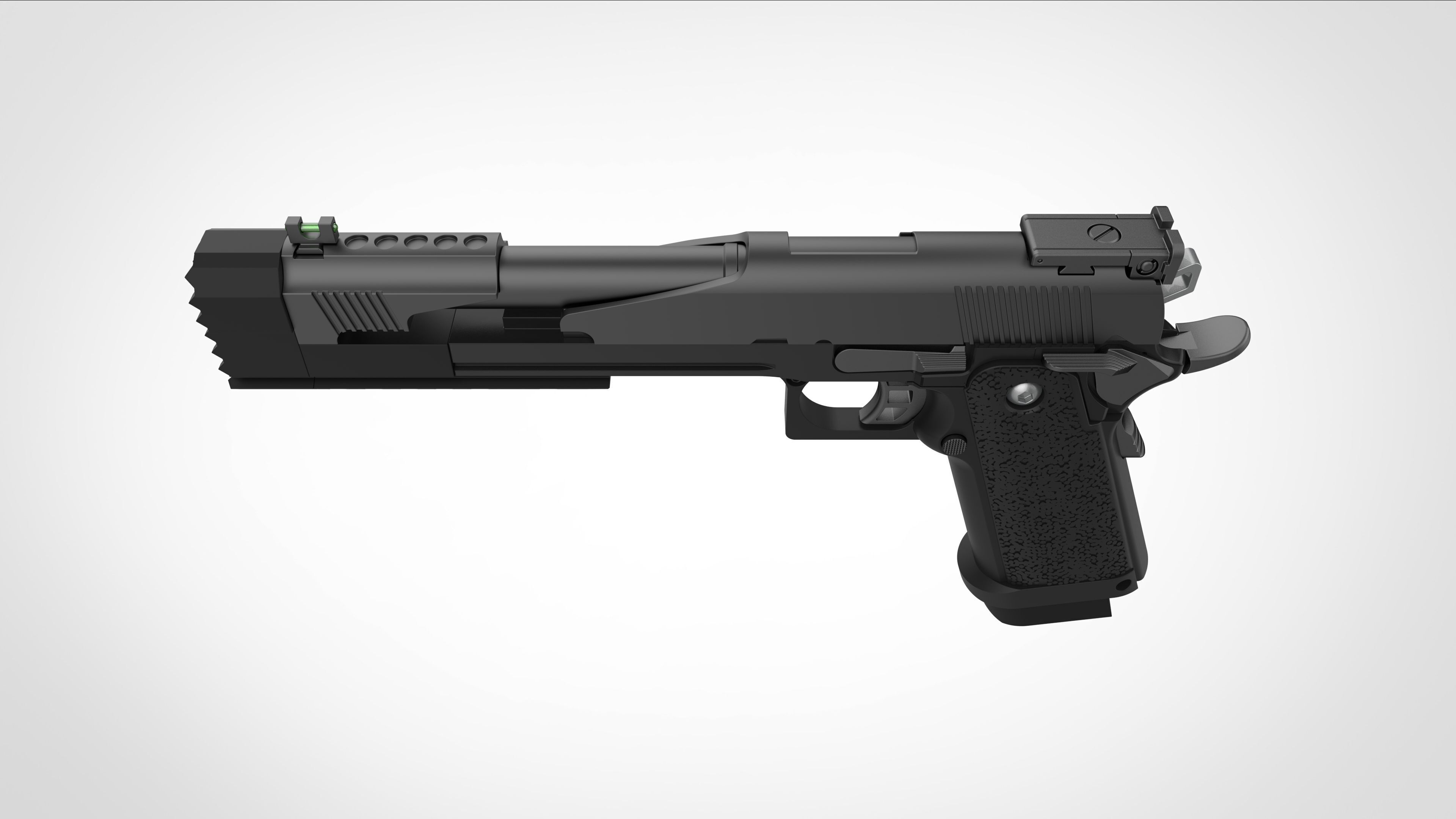 US Agent pistol from the Thunderbolts 2025 3D model_5