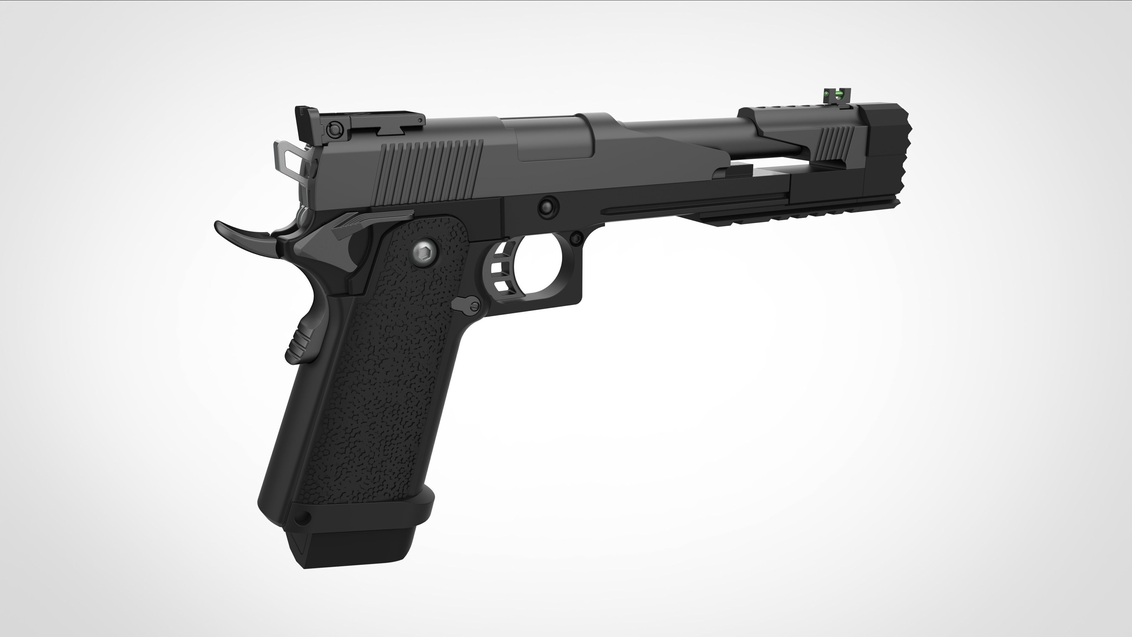 US Agent pistol from the Thunderbolts 2025 3D model_12