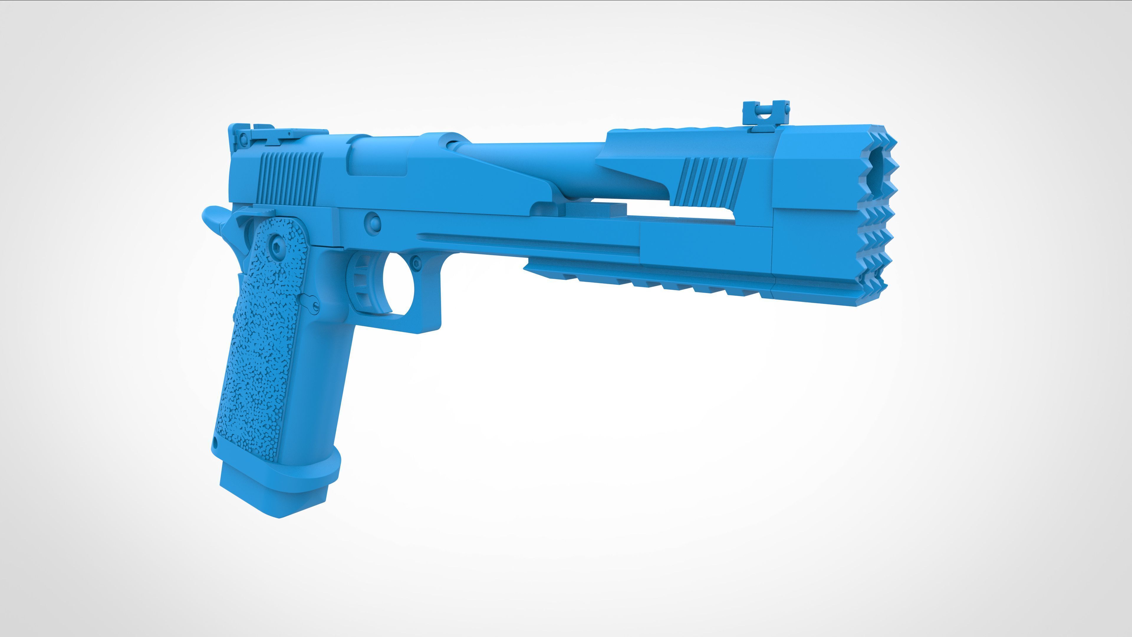 US Agent pistol from the Thunderbolts 2025 3D model_23