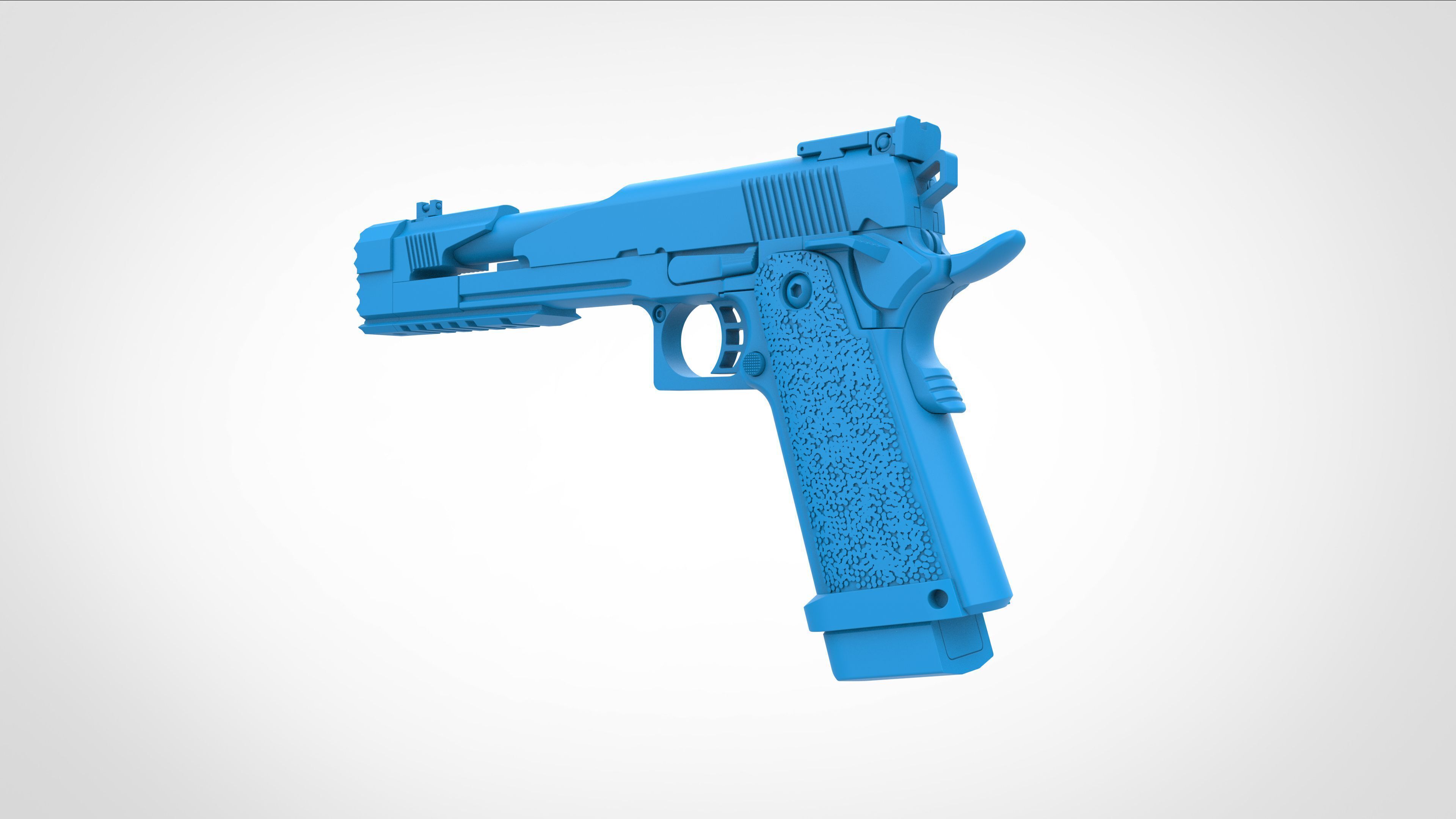 US Agent pistol from the Thunderbolts 2025 3D model_21