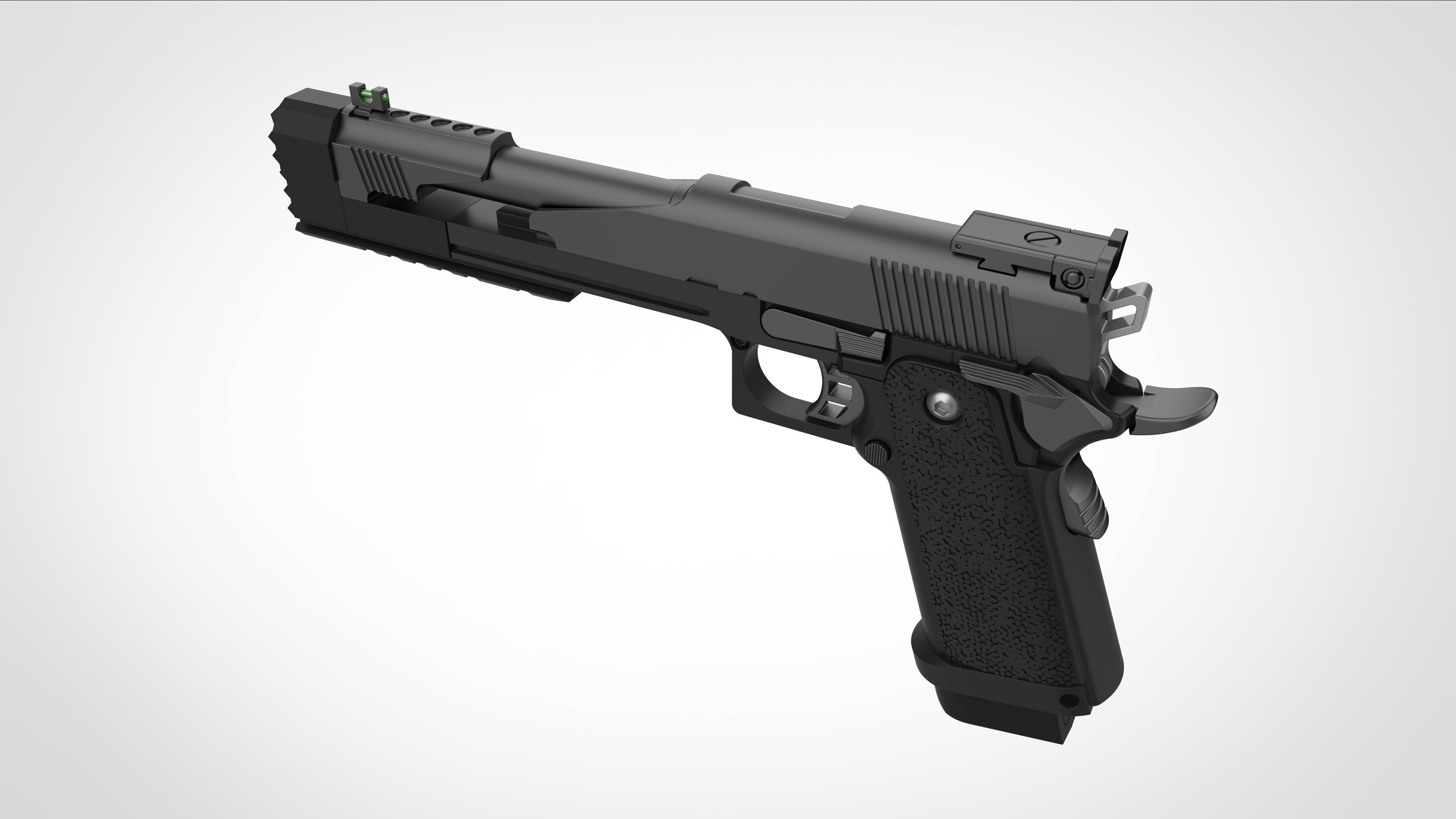 US Agent pistol from the Thunderbolts 2025 3D model_7