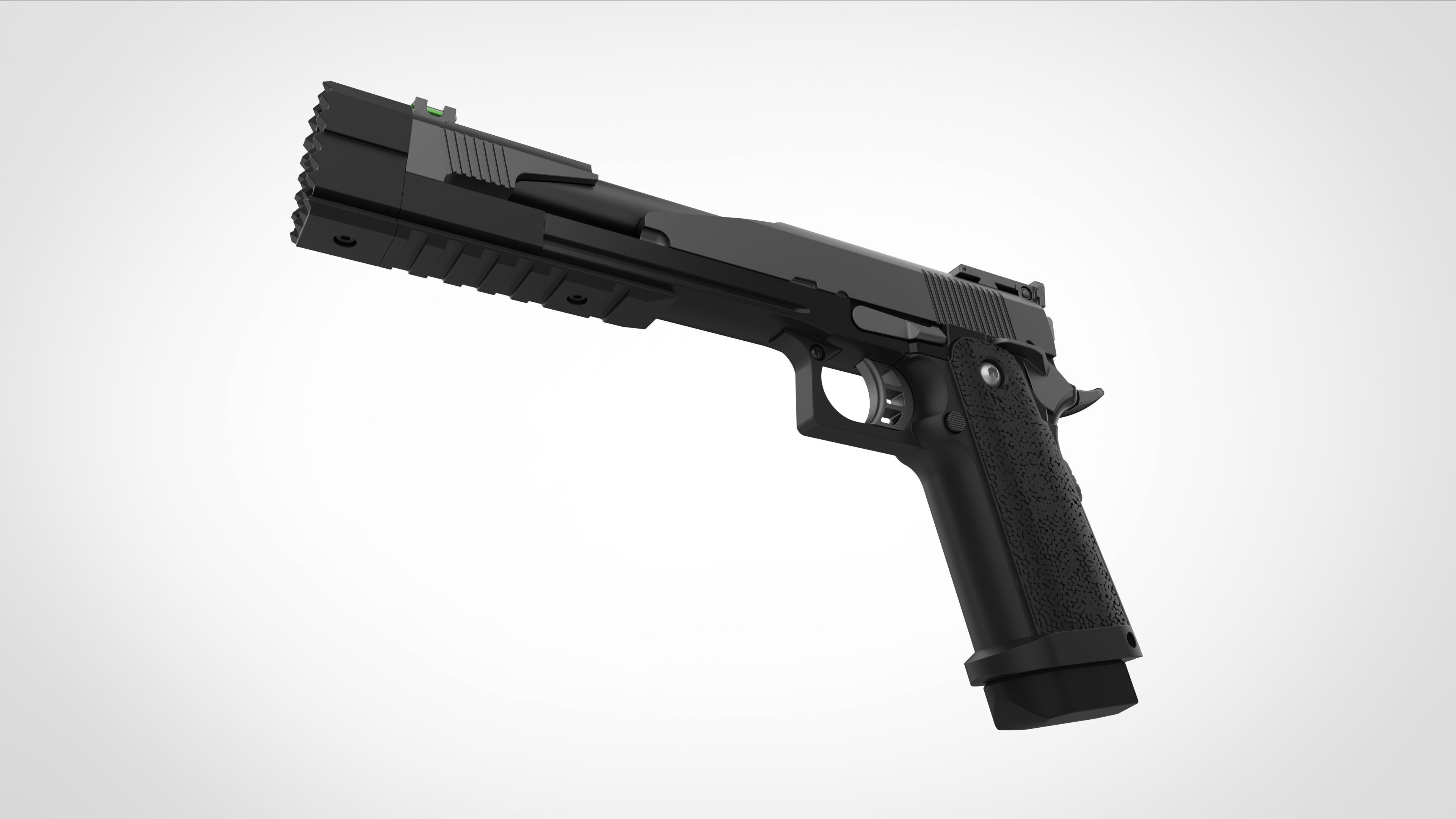 US Agent pistol from the Thunderbolts 2025 3D model_1