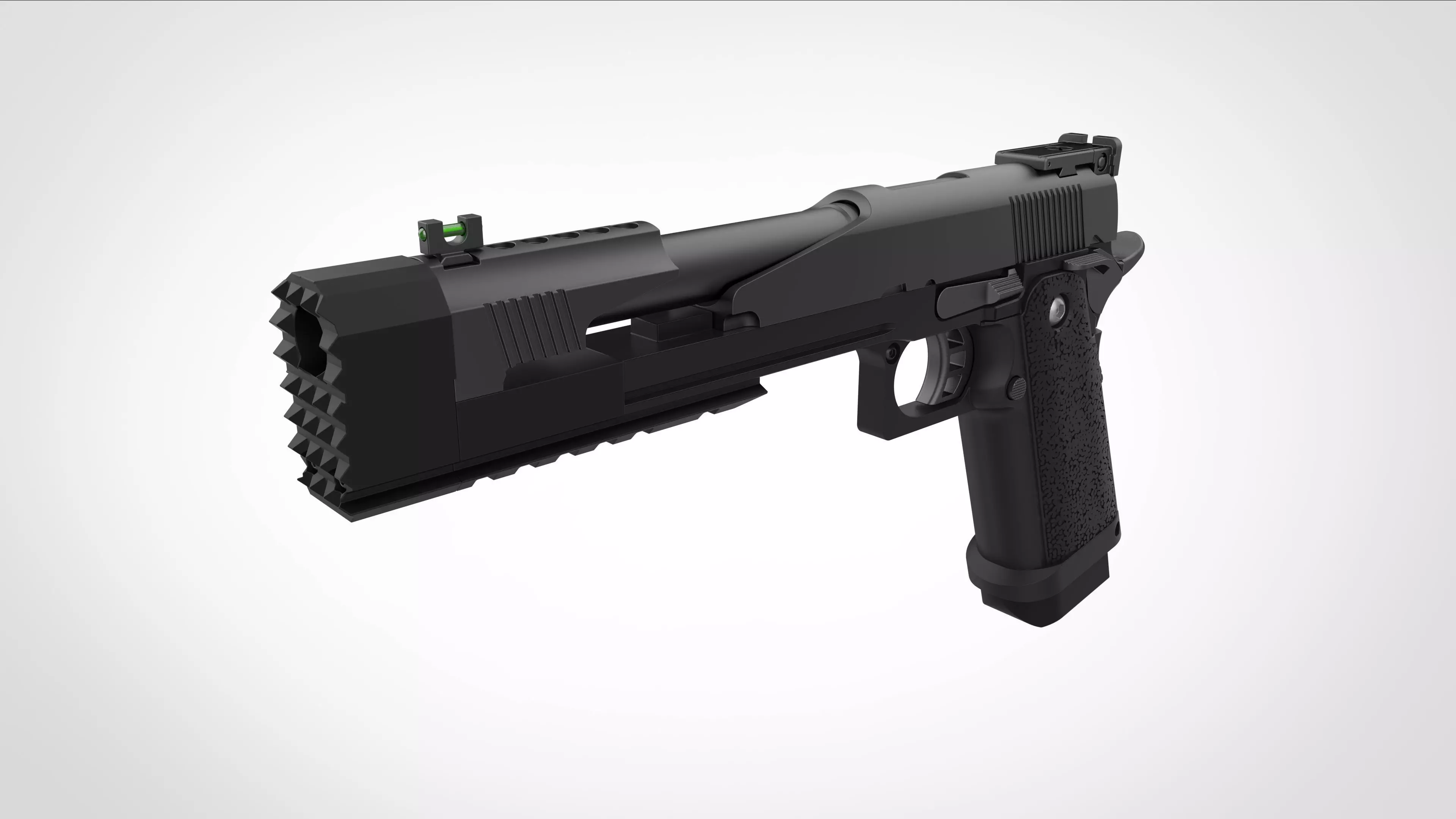 US Agent pistol from the Thunderbolts 2025 3D model_0