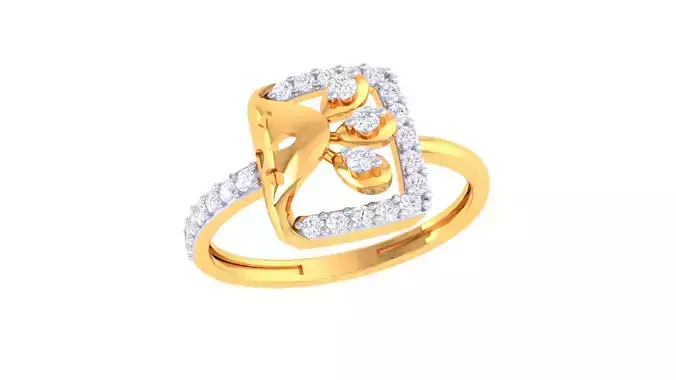  Women Ring MTL 3dm STL OBJ FBX Details