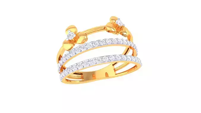  Women Ring MTL 3dm STL OBJ FBX Details