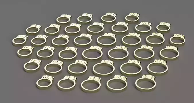 Test Rings All Sizes