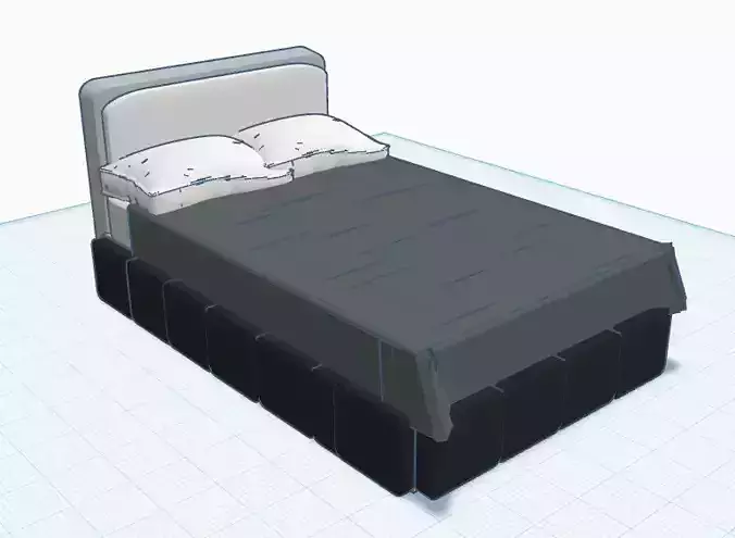 BED 3D MODEL 3D print model