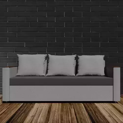 Boston sofa  gray with light gray