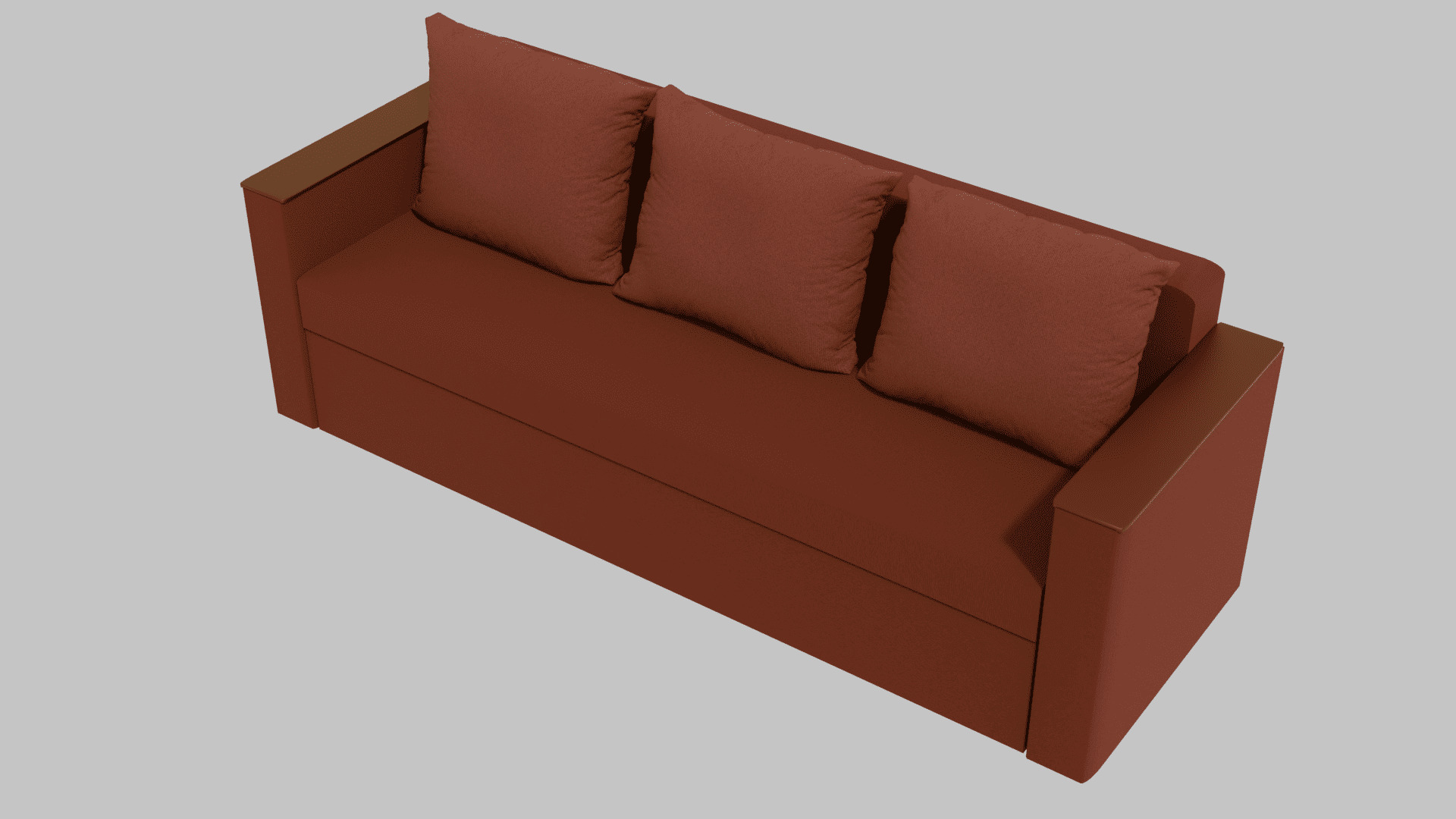 Boston sofa red 3D model_10