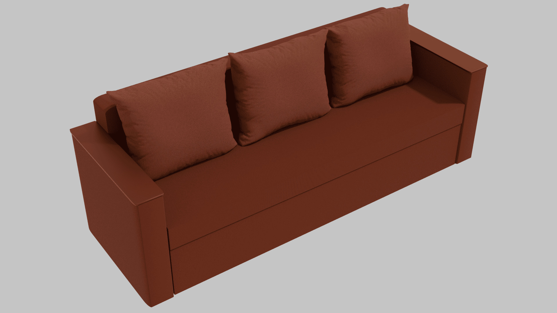 Boston sofa red 3D model_9