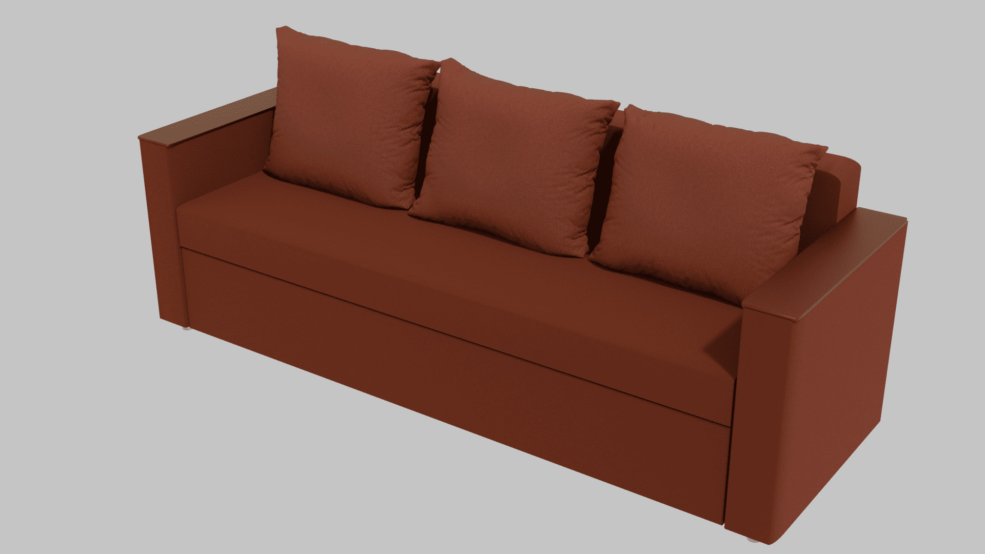 Boston sofa red 3D model_11