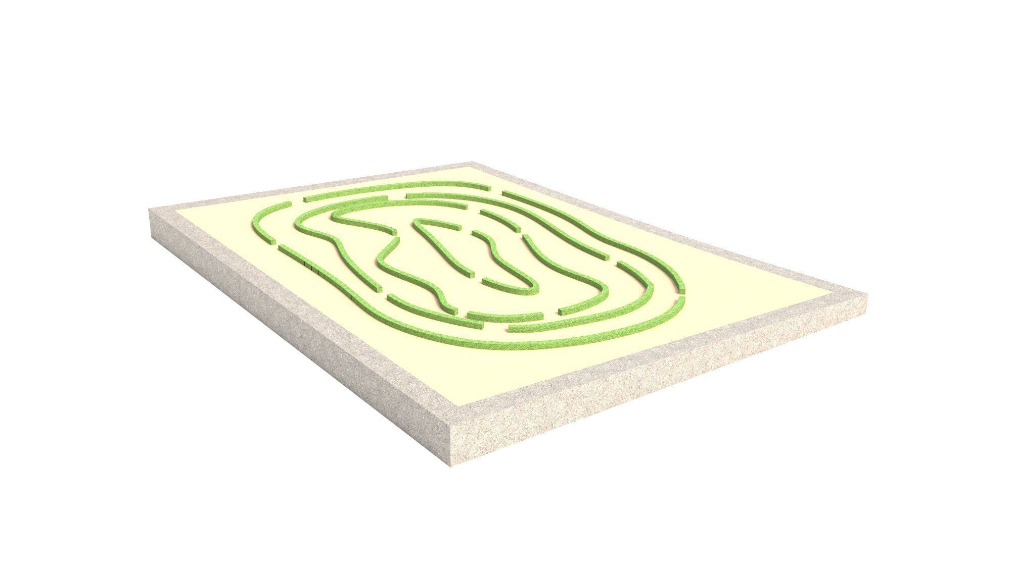 Maze Labyrinth 3D model_2