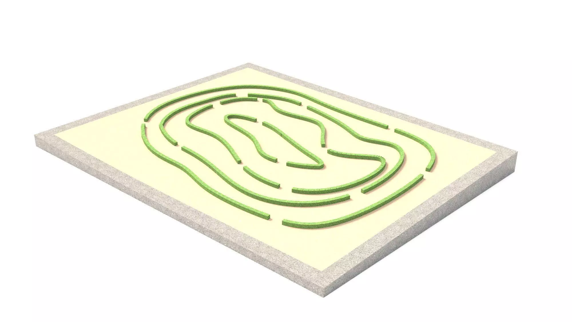 Maze Labyrinth 3D model_0