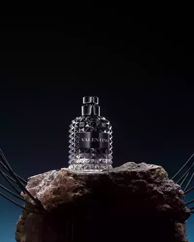 Valentino Perfume Product Scene Octane Render