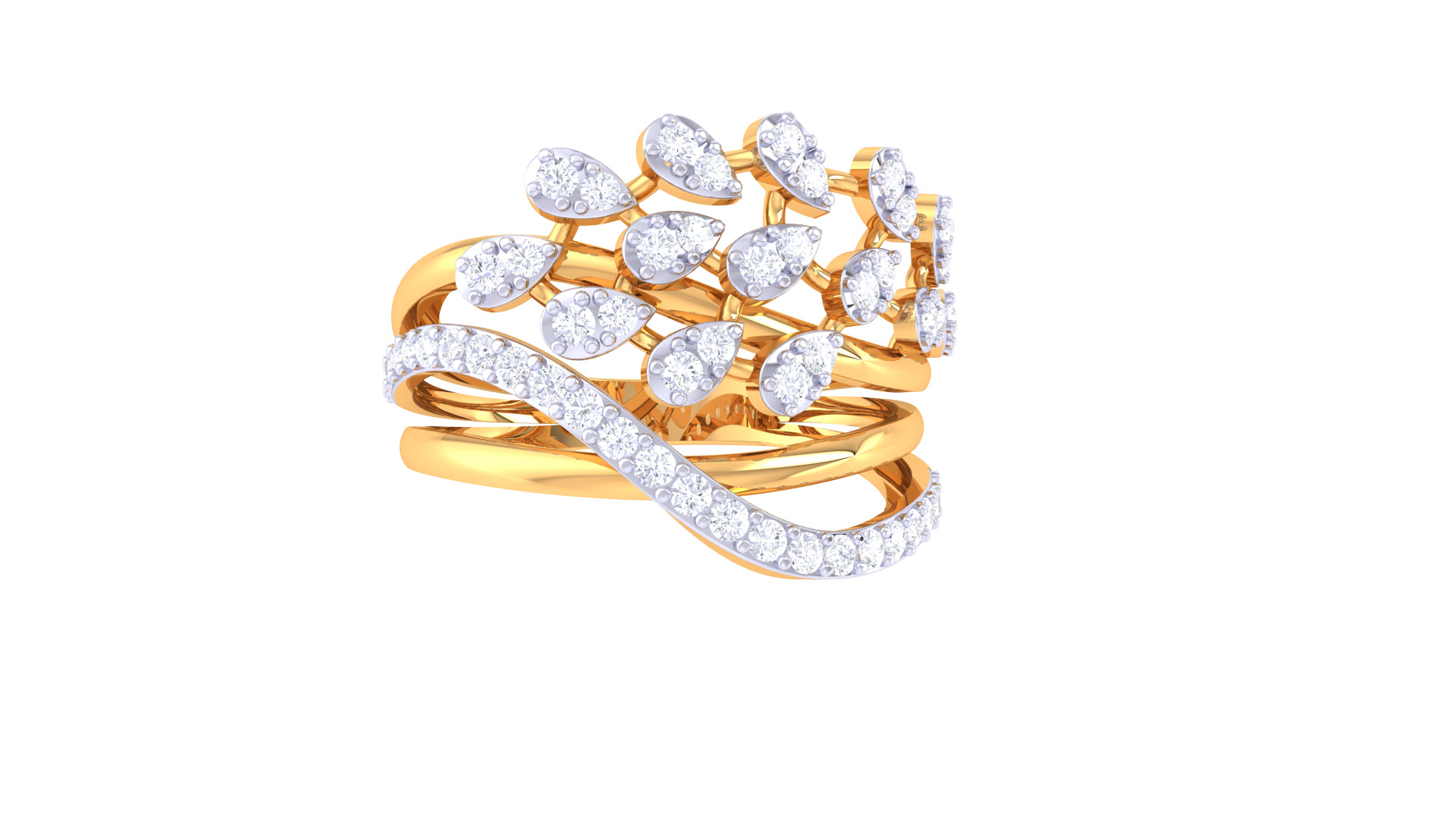   Women Ring MTL 3dm STL OBJ FBX Details 3D print model_3