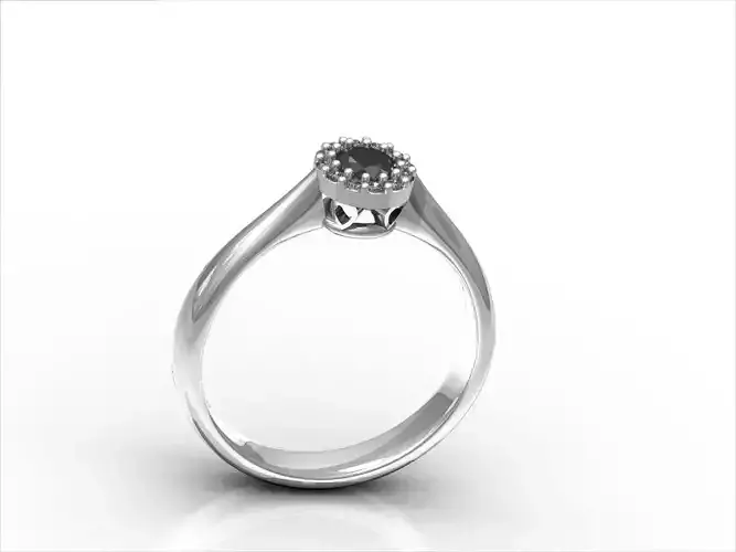 Anello a Margherita Tondo DB 3D print model